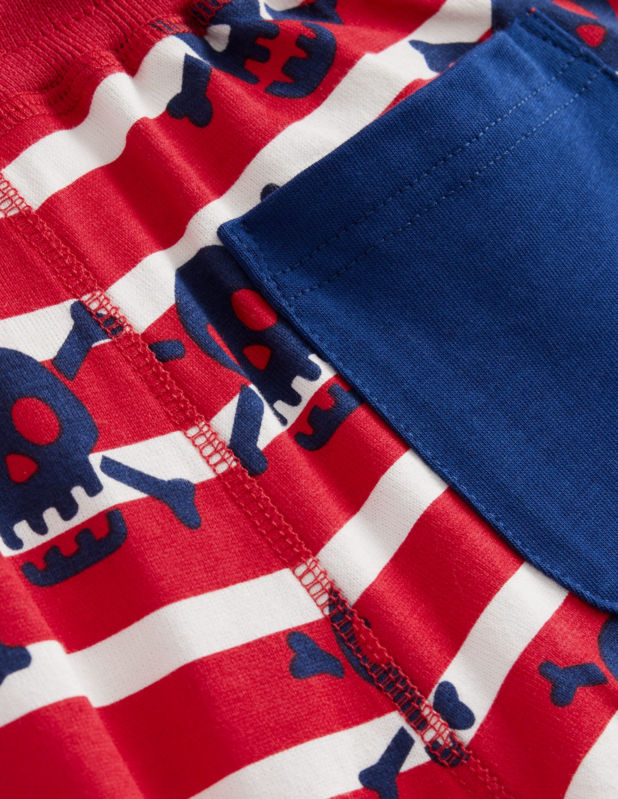 Short baggy en jersey-Crâne et os croisés - Image 3