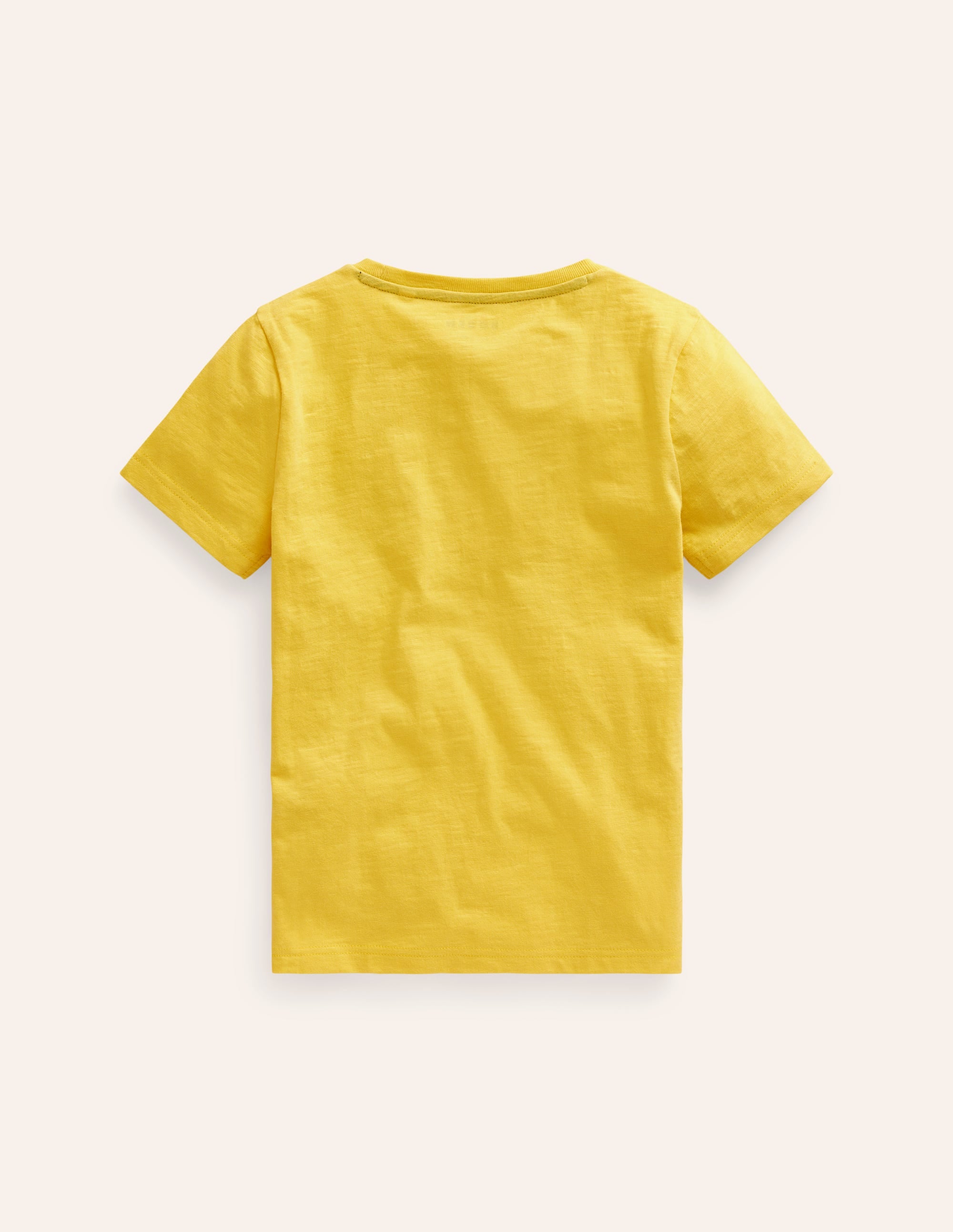 T-shirt à super surpiqûres avec logo-Éléphant jaune zeste - Image 2