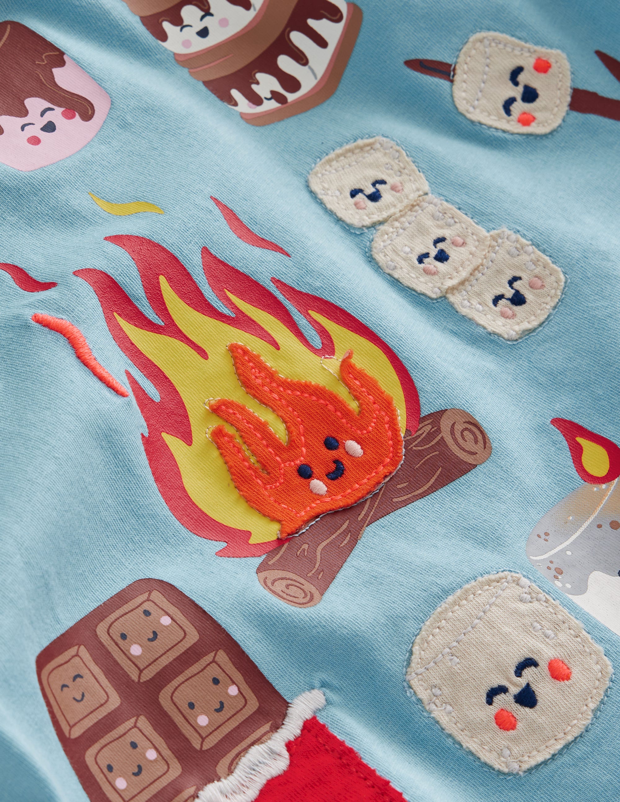 Fun-Food-T-Shirt-Enteneiblau S'mores - Image 3