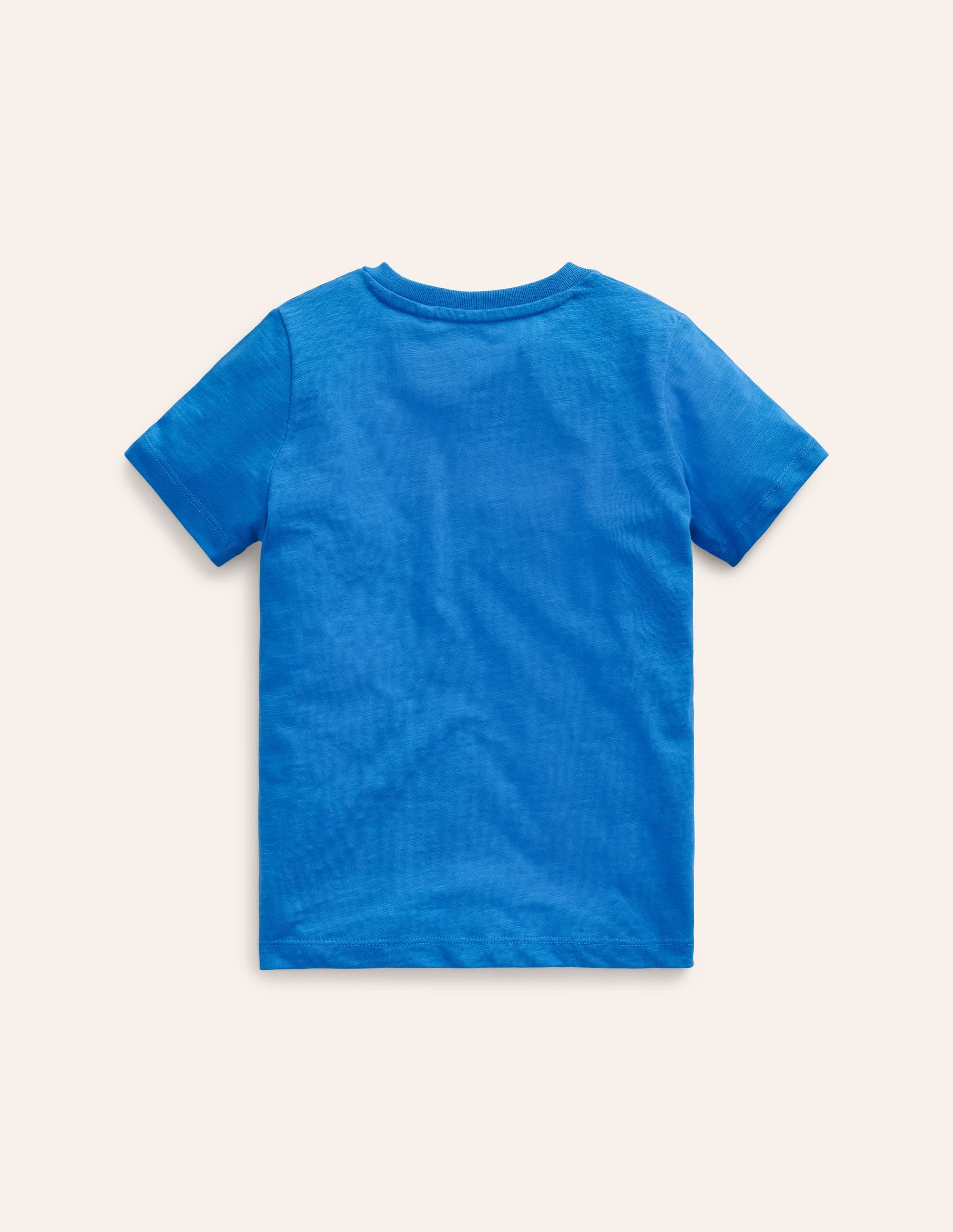 T-Shirt mit Glow-Folie-Griechisch Blau Fische - Image 2