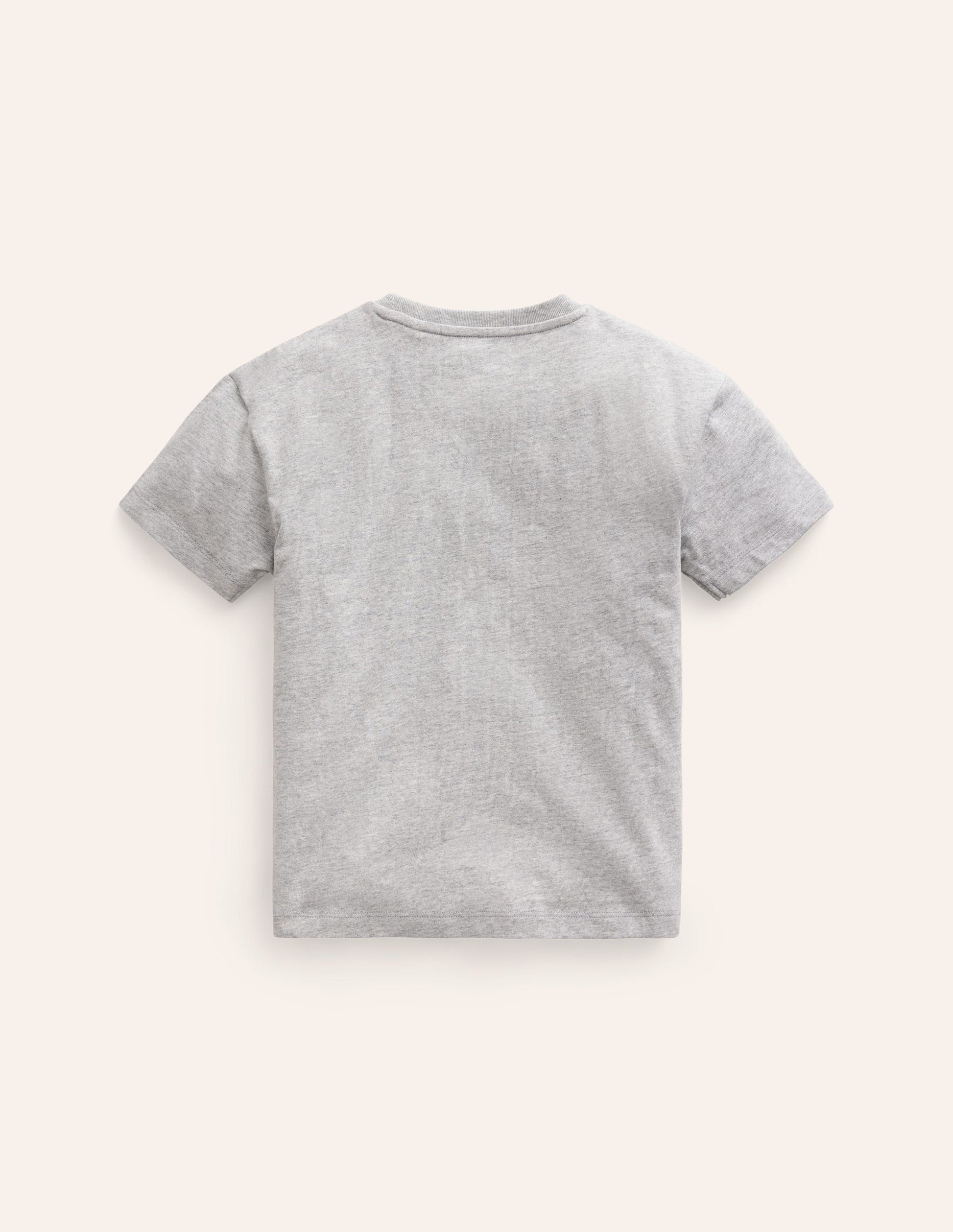 Lustiges Tier-T-Shirt-Silber meliert Dschungel Vögel-2
