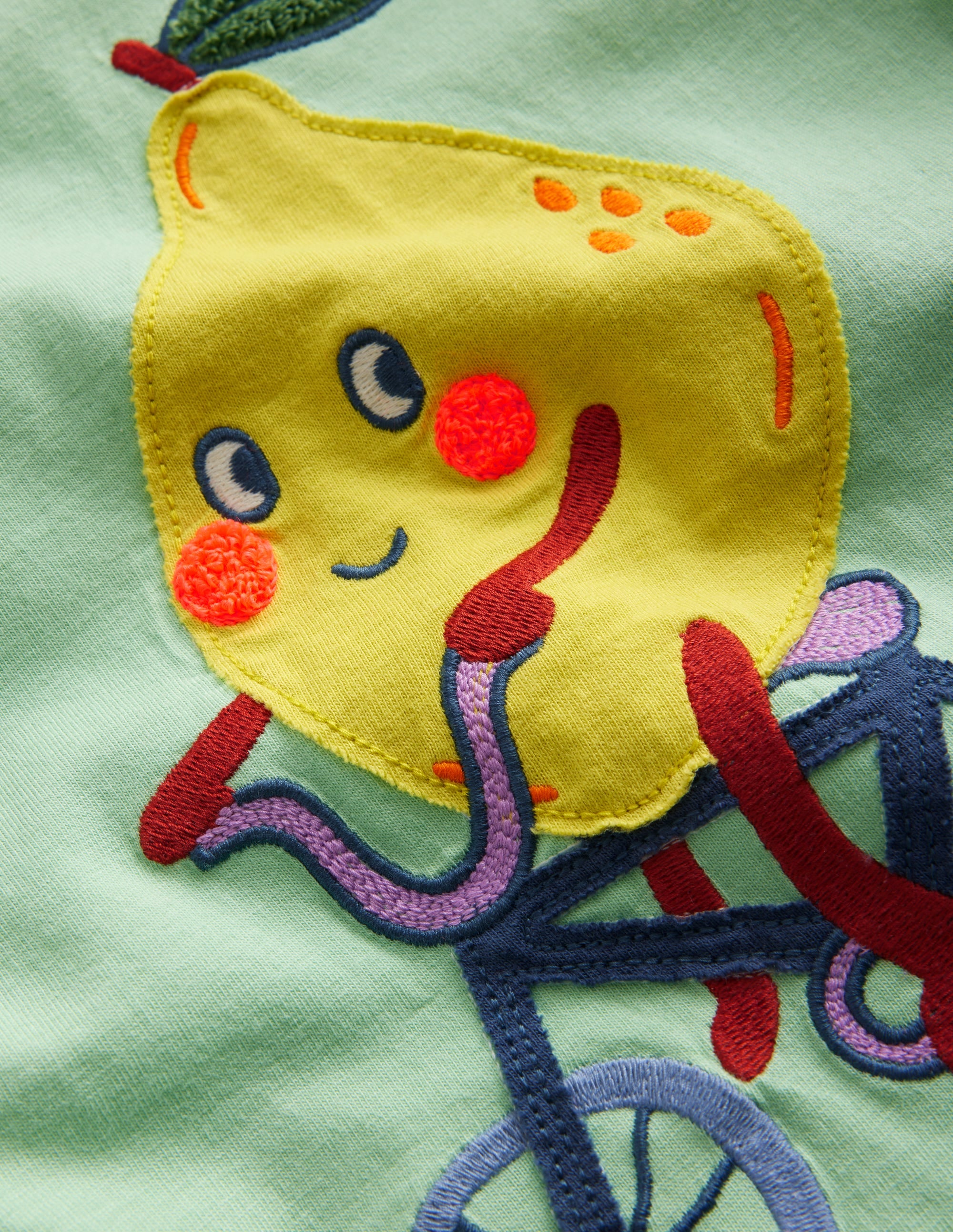 T-shirt à logo citron-Citron vert fumée - Image 3