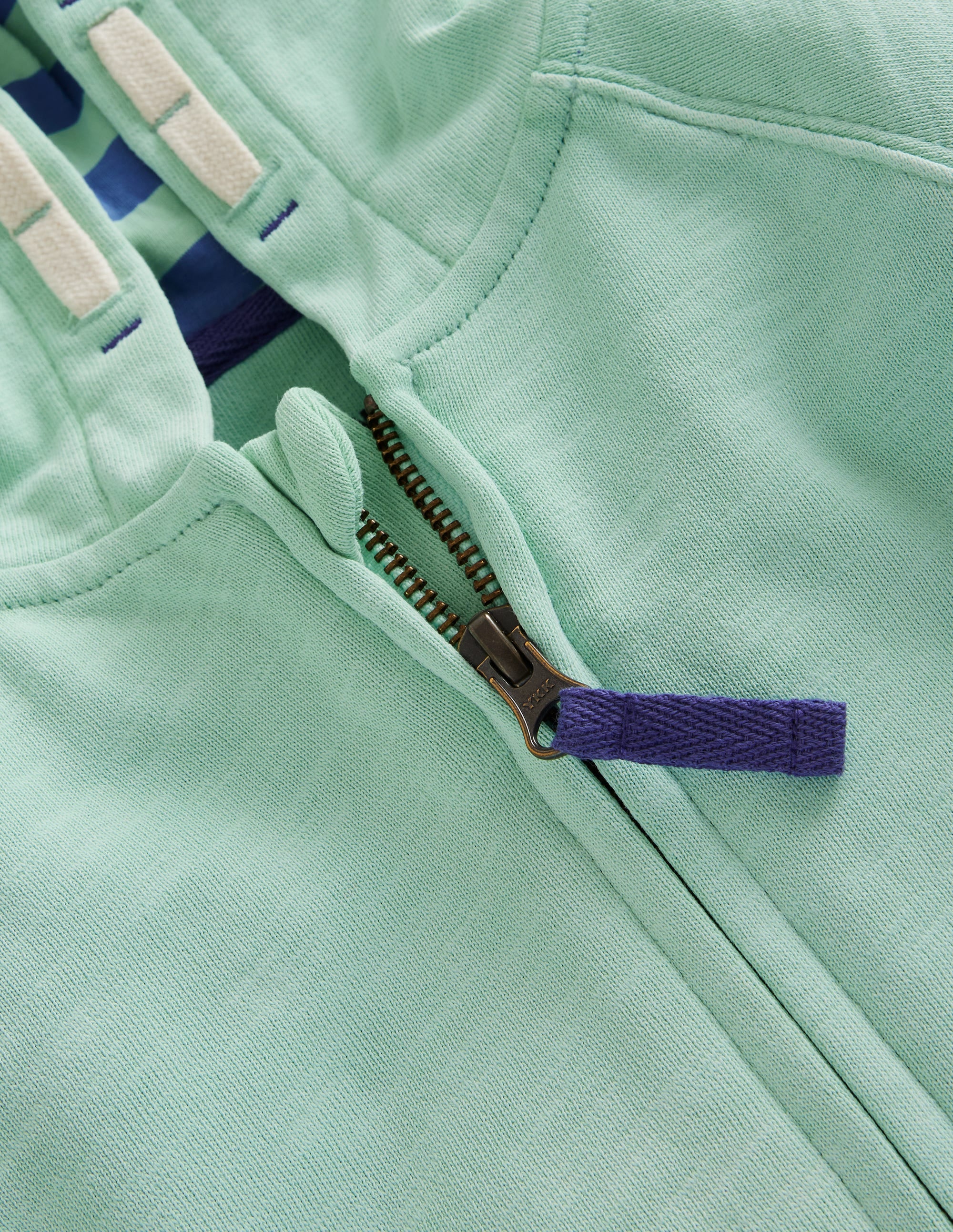 Stückgefärbte Kapuzenjacke-Pistaziengrün - Image 3