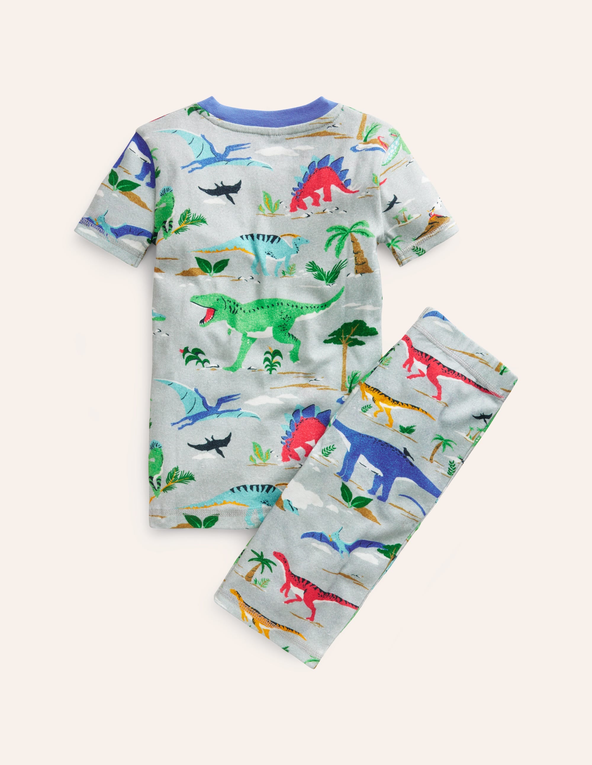 Pyjama court douillet-Jurassique gris schiste - Image 2