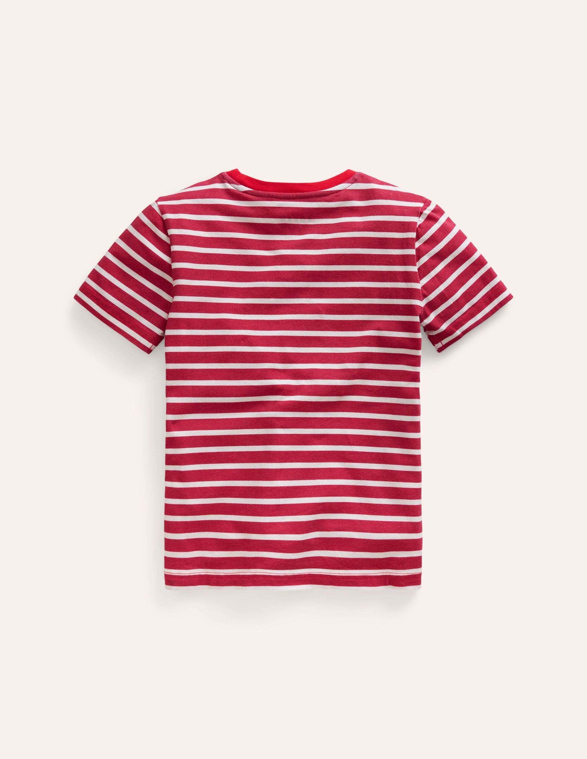 T-shirt à appliqué texturé-Insectes rouge confiture/ivoire-2