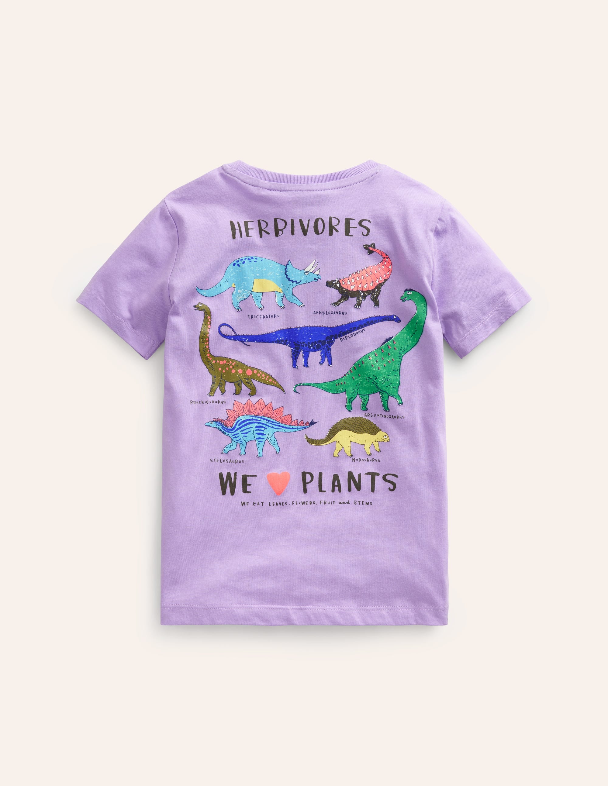 T-Shirt mit Druck auf Vorder- und Rückseite-Lavendel - Image 2