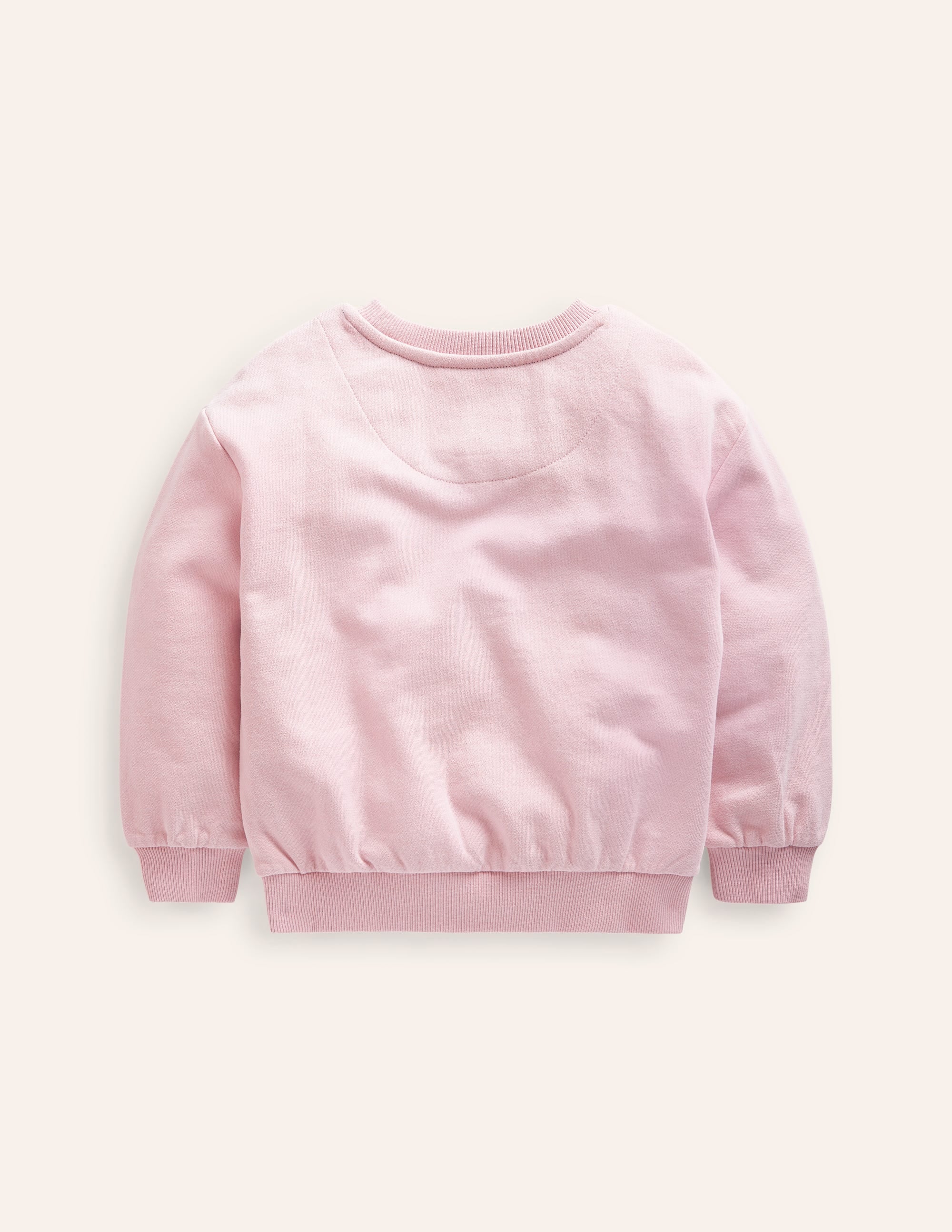 Sweat rayé et imprimé-Rayé multi rose ballerine sur la poitrine - Image 2