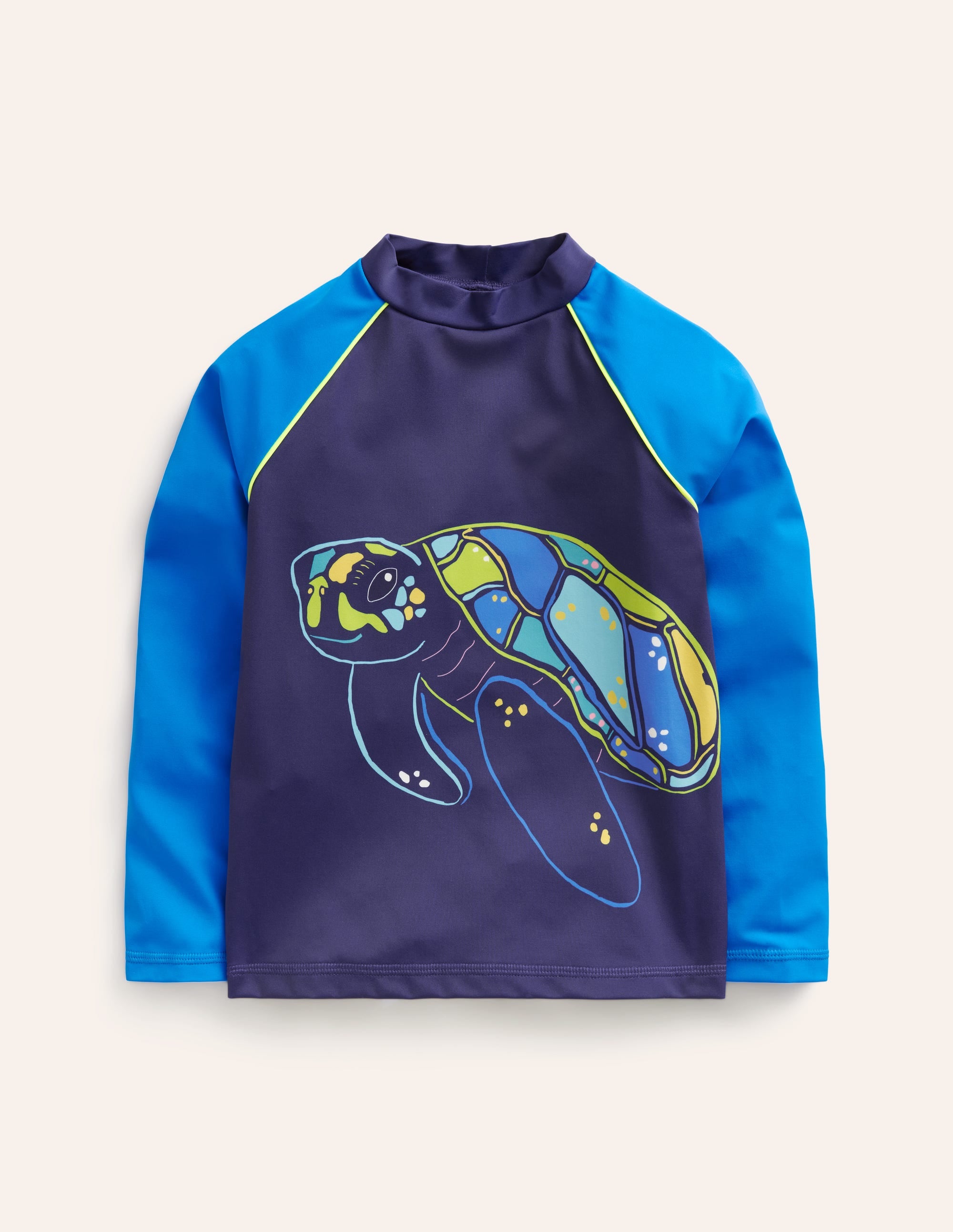 Rash Top mit Logo-Schildkrötenblau - Image 1