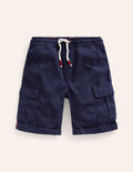 Short cargo teint en pièce-Anemone