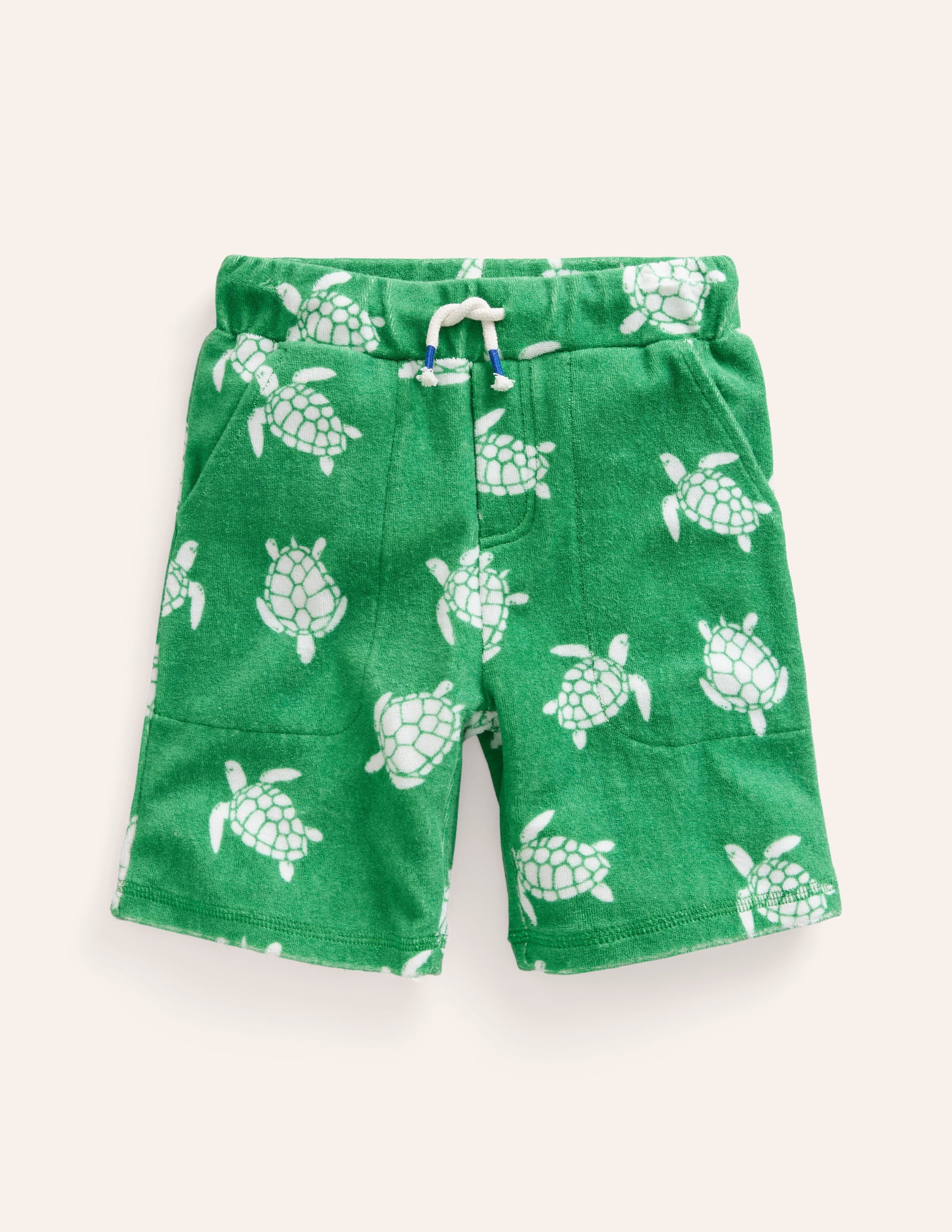 Short en éponge-Vert petit pois - Image 1