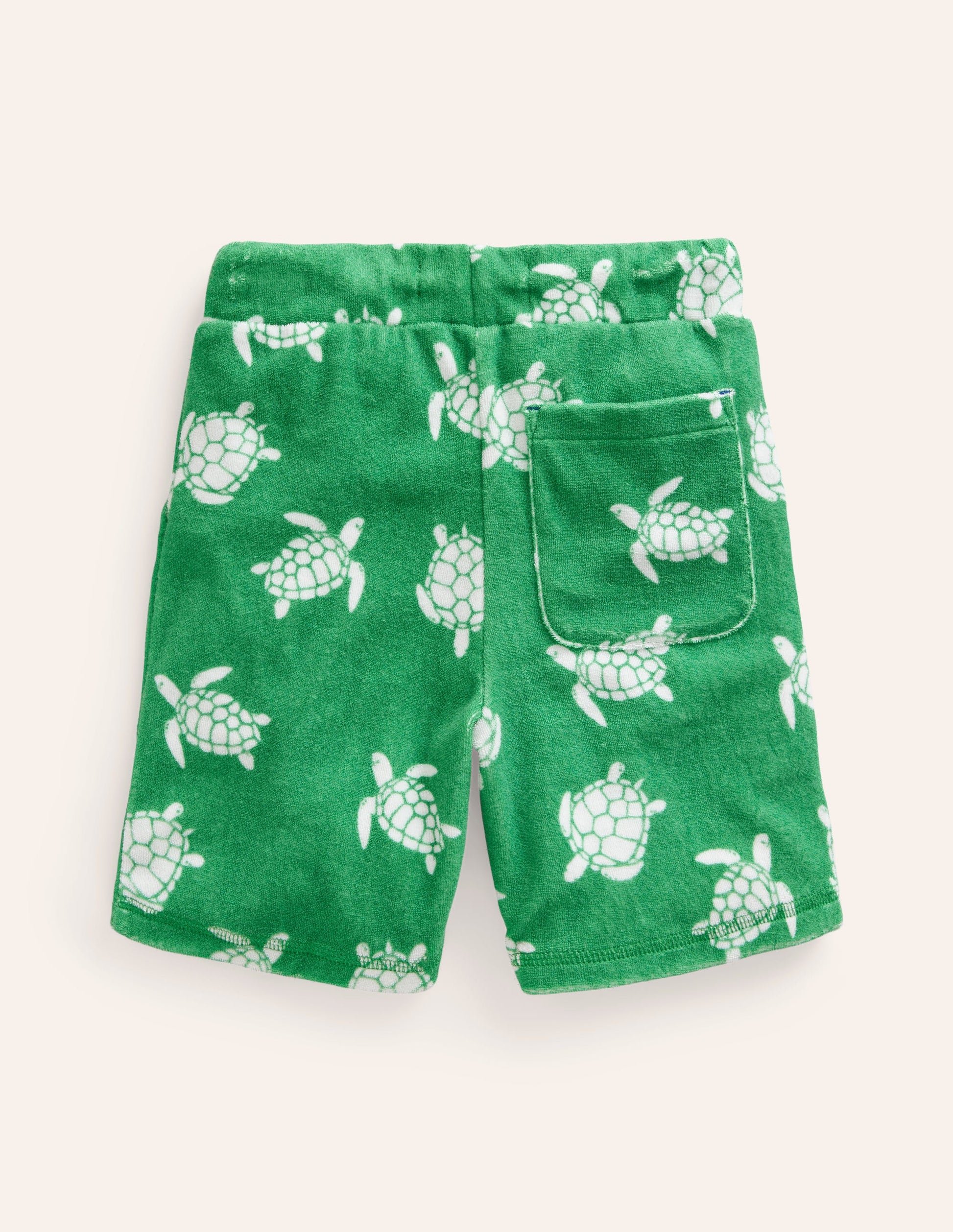 Short en éponge-Vert petit pois-2