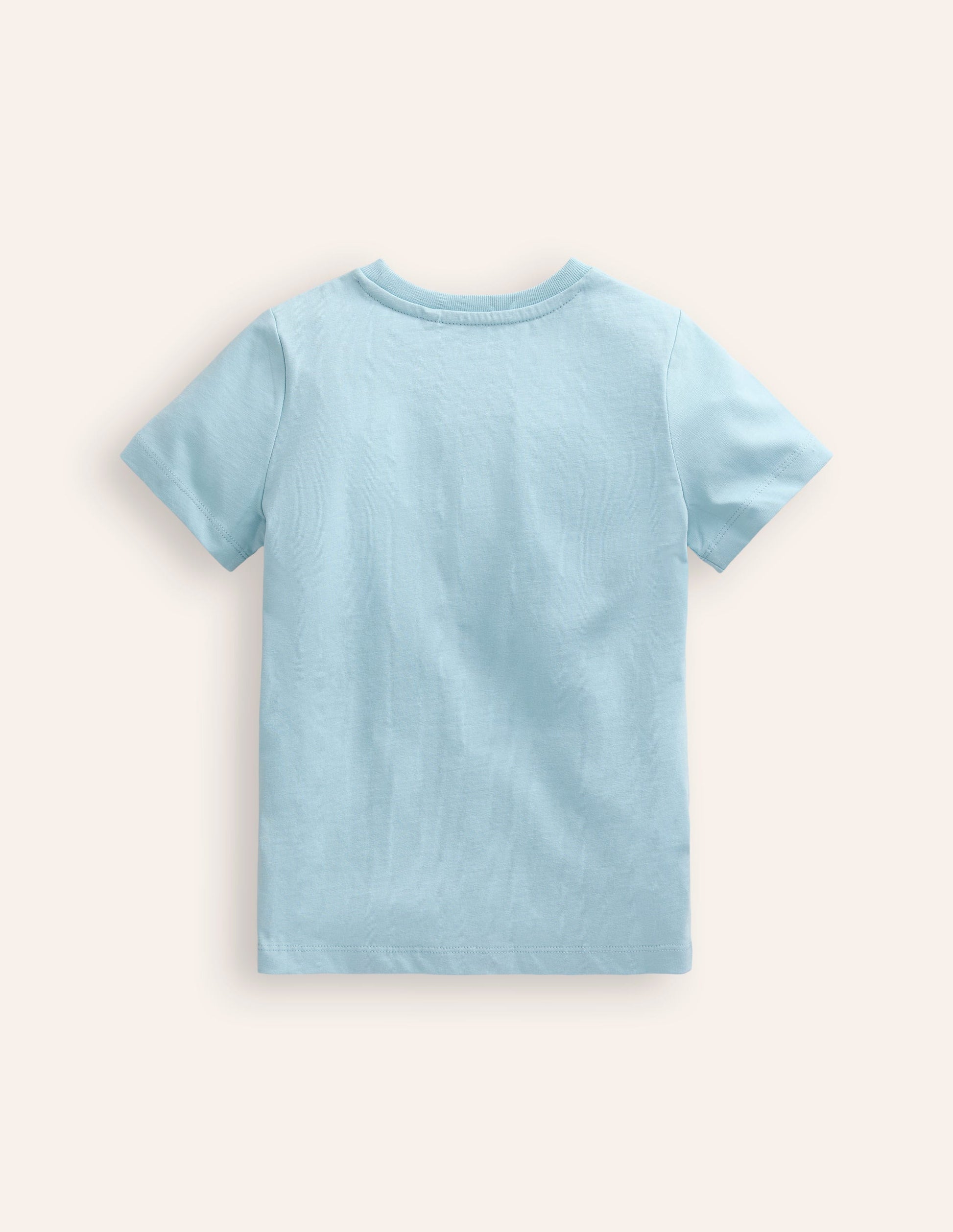 T-shirt Riso à imprimé-Planètes bleu vintage-2