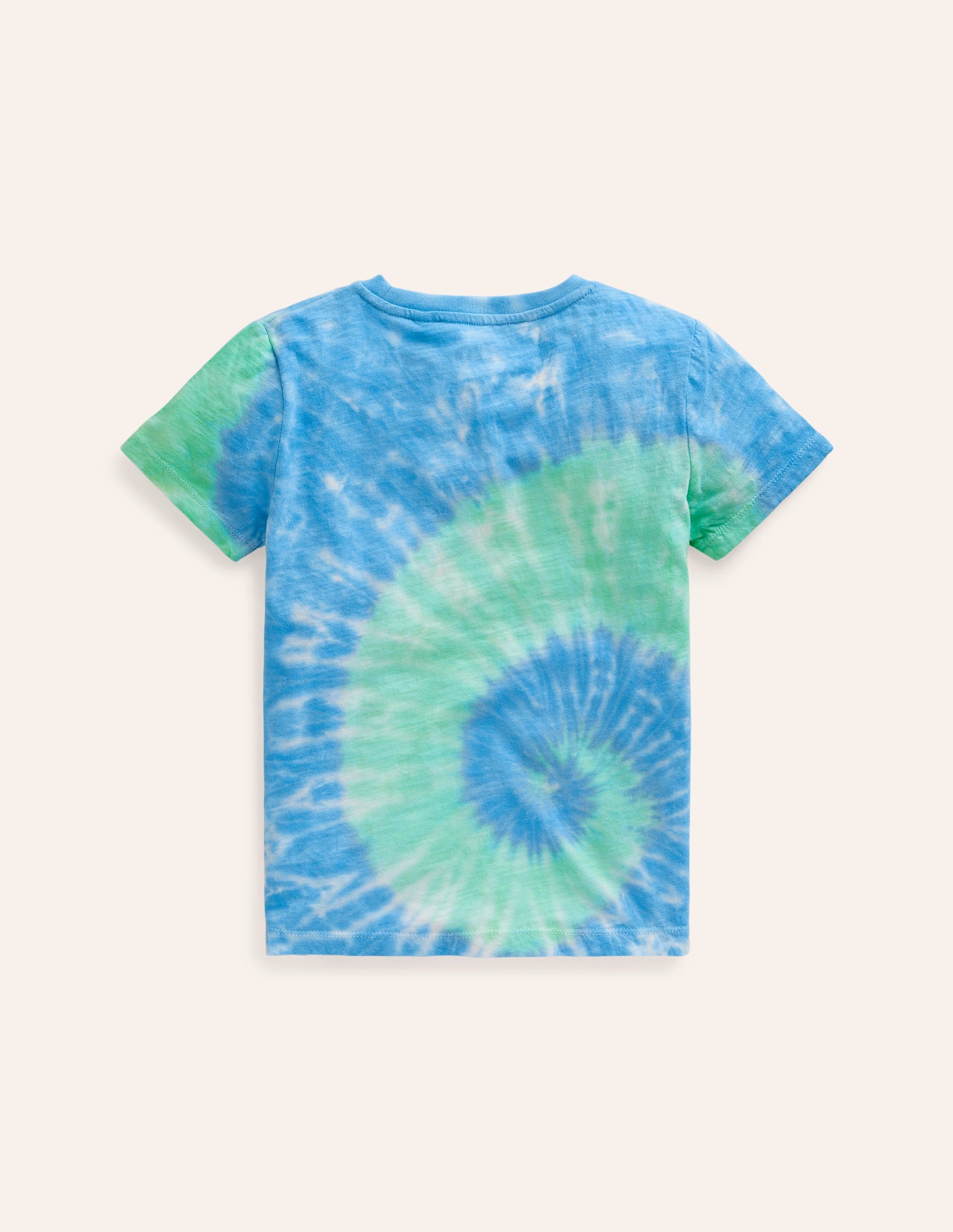 Batik-T-Shirt-Blau Batik - Image 2
