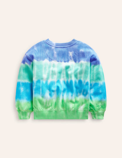 Tie Dye Sweatshirt-Blue Tie Dye-3