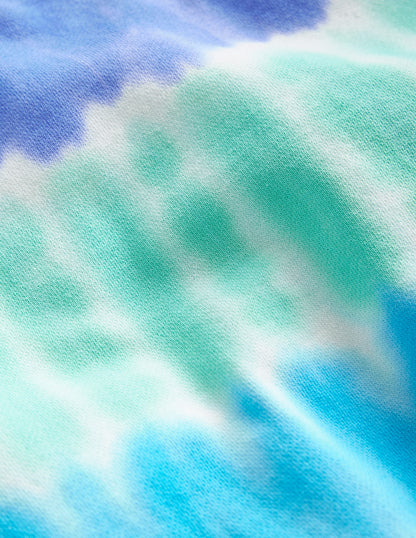 Tie Dye Sweatshirt-Blue Tie Dye-4