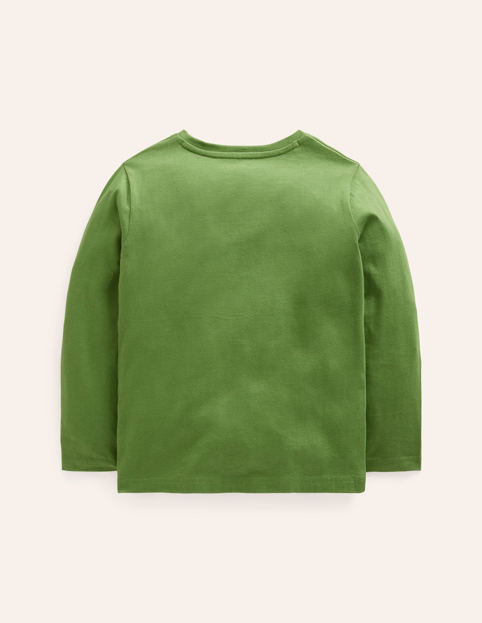T-shirt à super surpiqûres-Renard vert feuille - Image 2