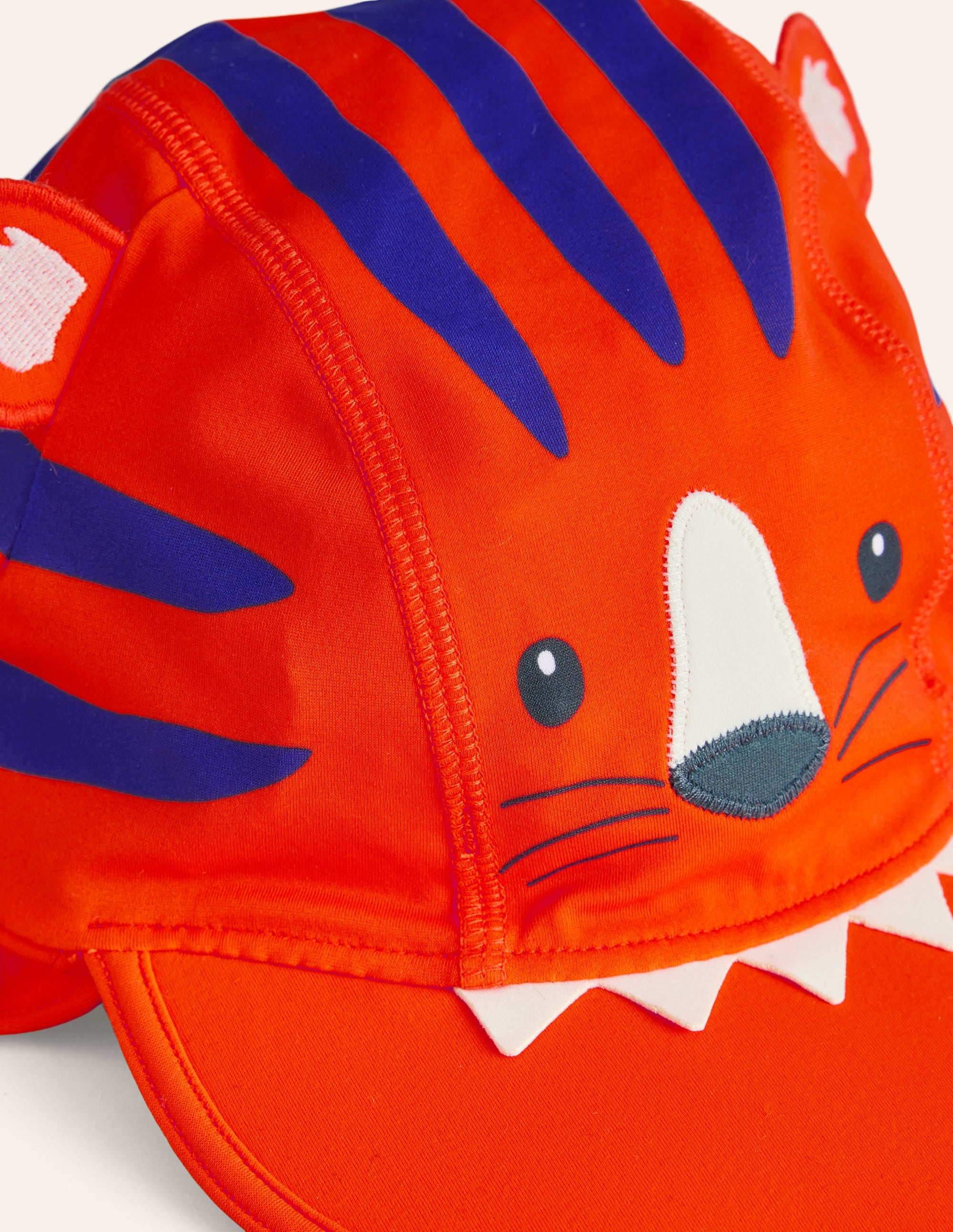 Chapeau de bain avec protection solaire-Tigre orange - Image 2