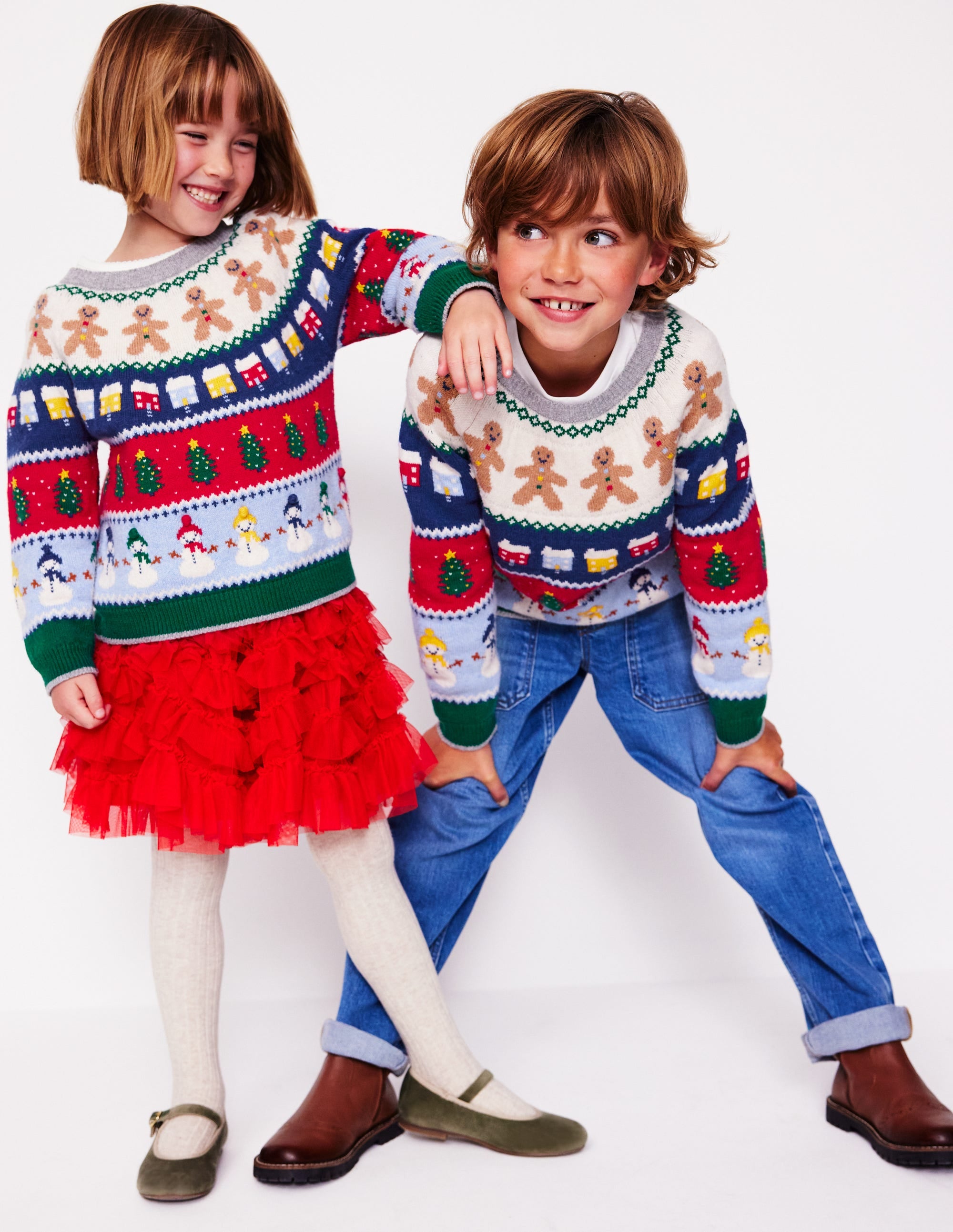 Fair-Isle-Pullover-Ganzflächiges Weihnachtsmotiv - Image 7