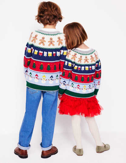 Fair Isle Jumper-All Over Christmas