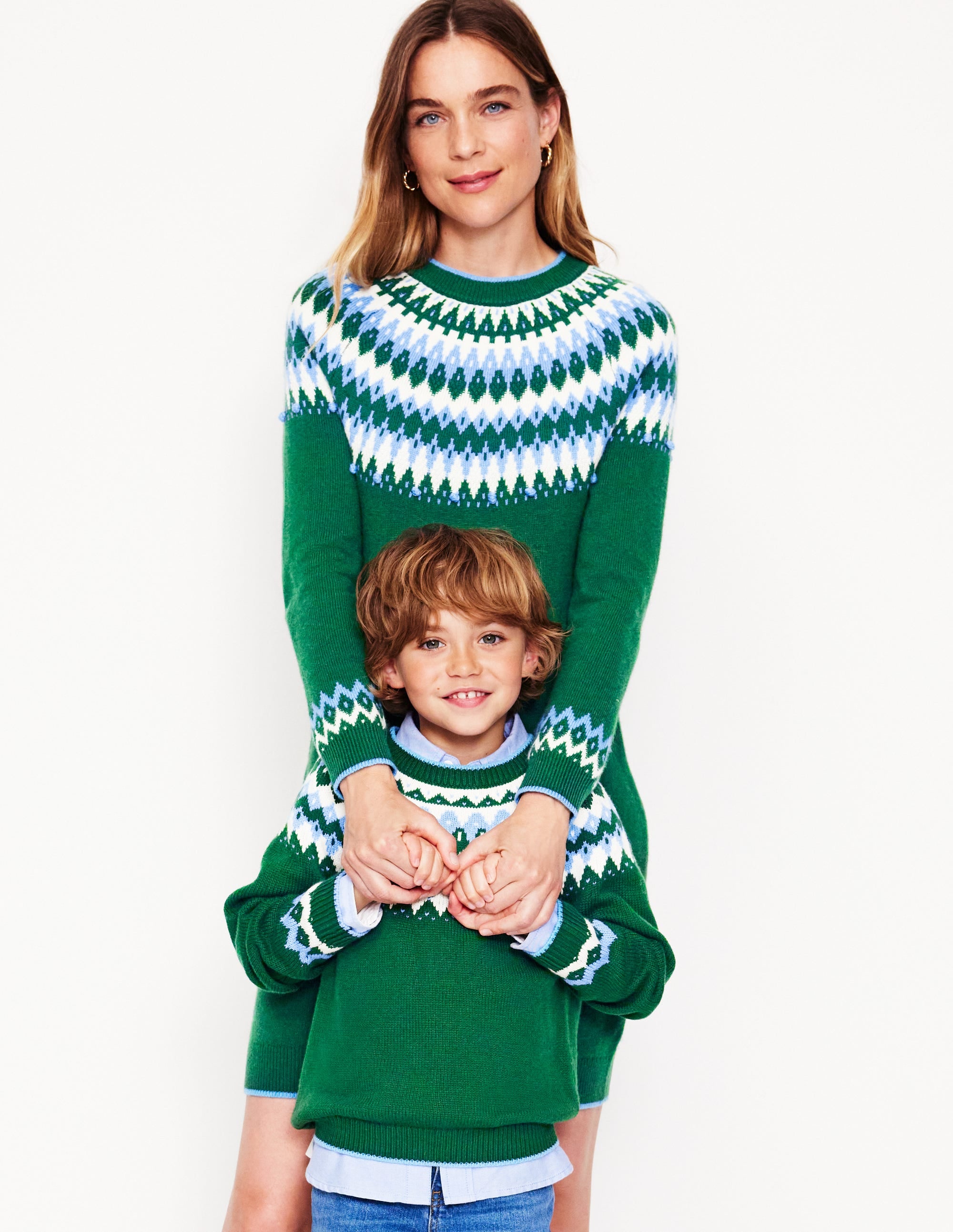 Fair-Isle-Pullover-Efeugrün - Image 8