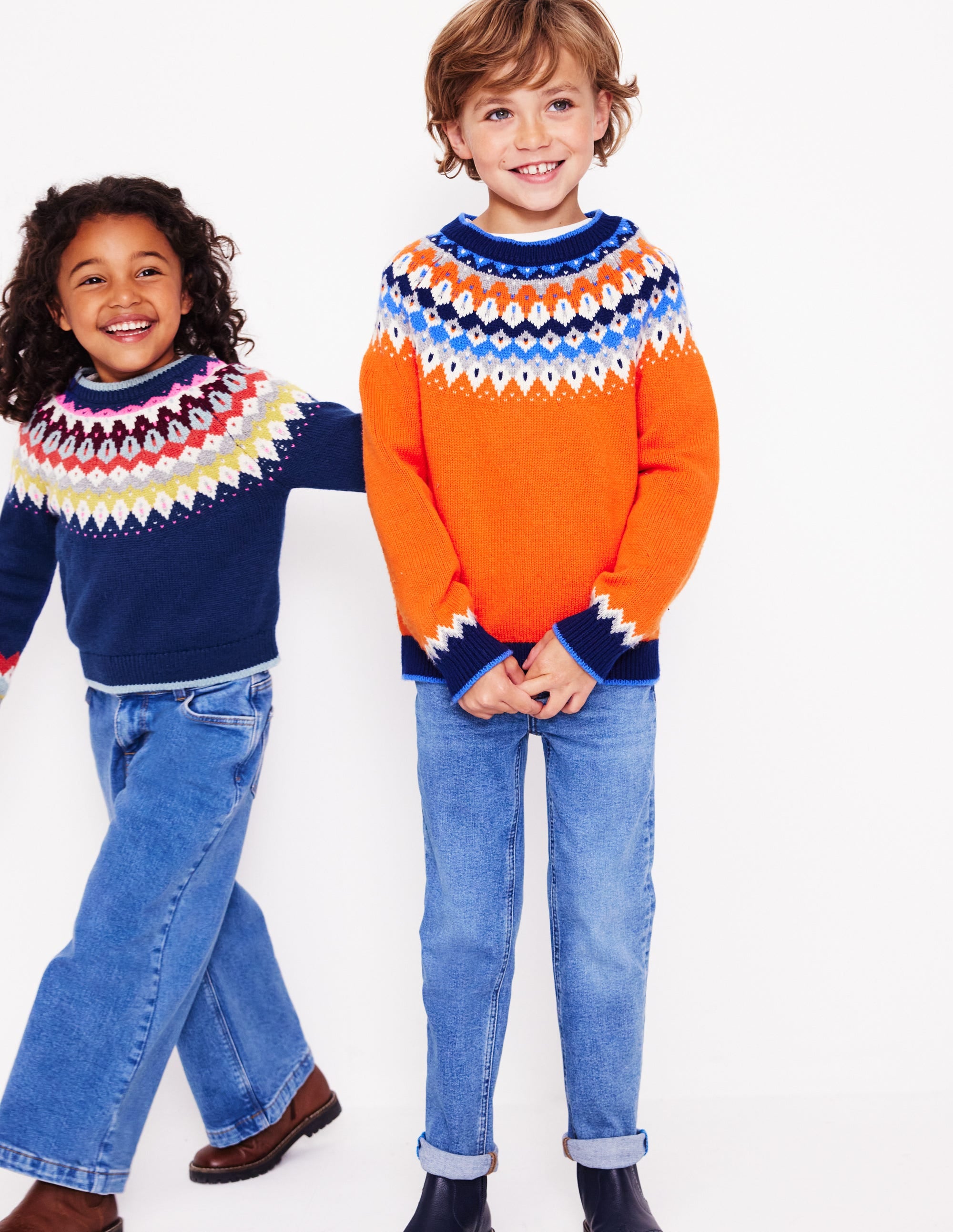 Fair-Isle-Pullover-Terrakotta-Orange - Image 5