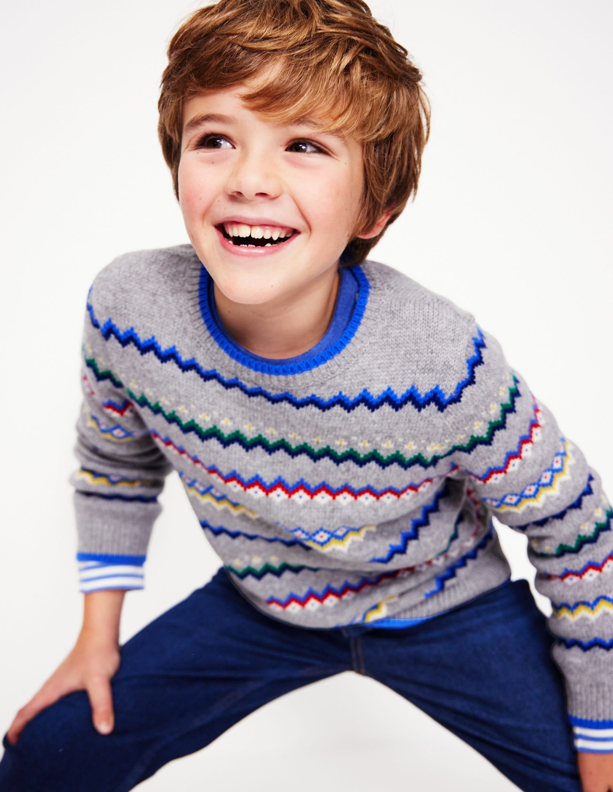 Fair-Isle-Pullover-Black - Image 2