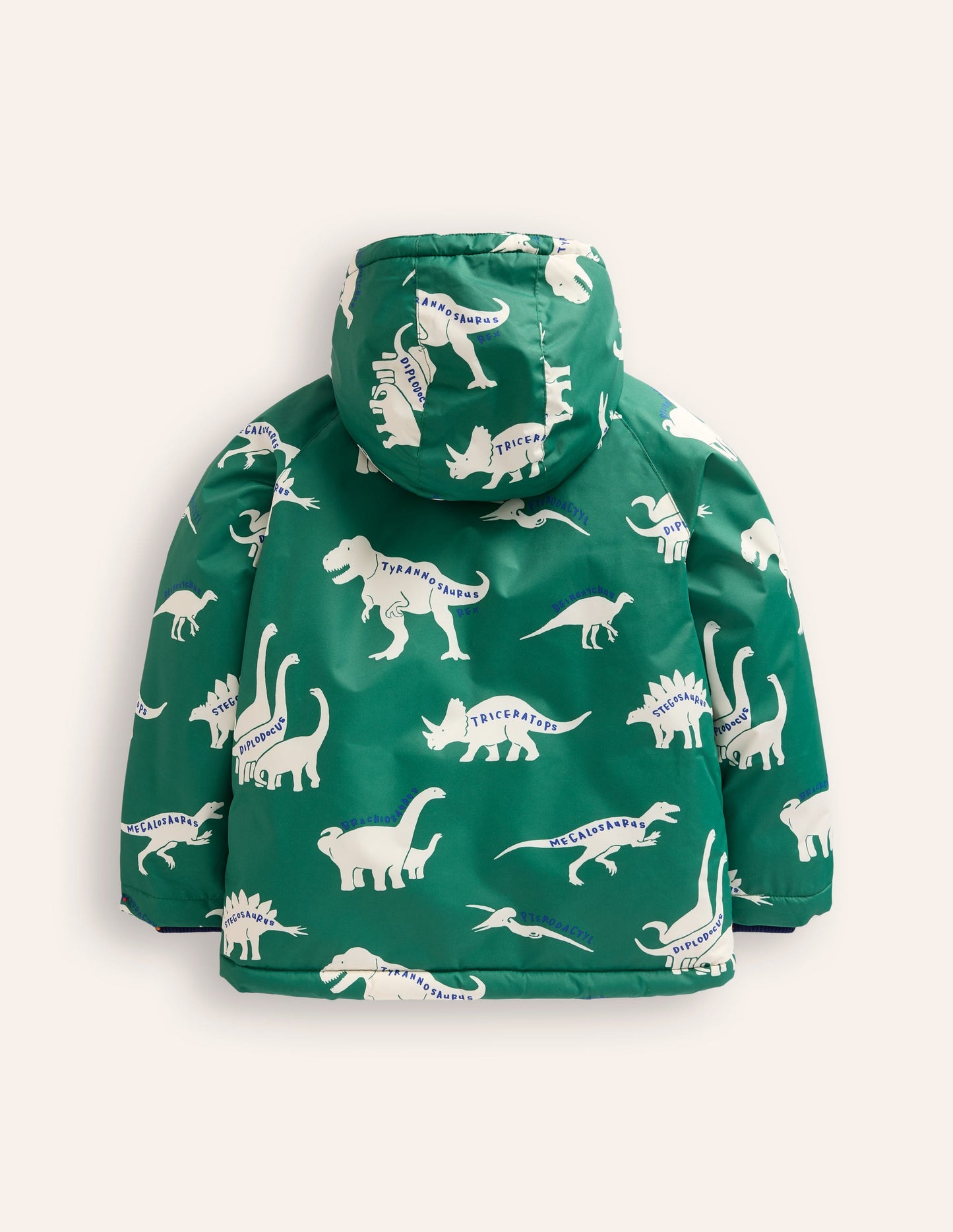 Anorak mit Sherpa-Futter-Fichtengrün Dino