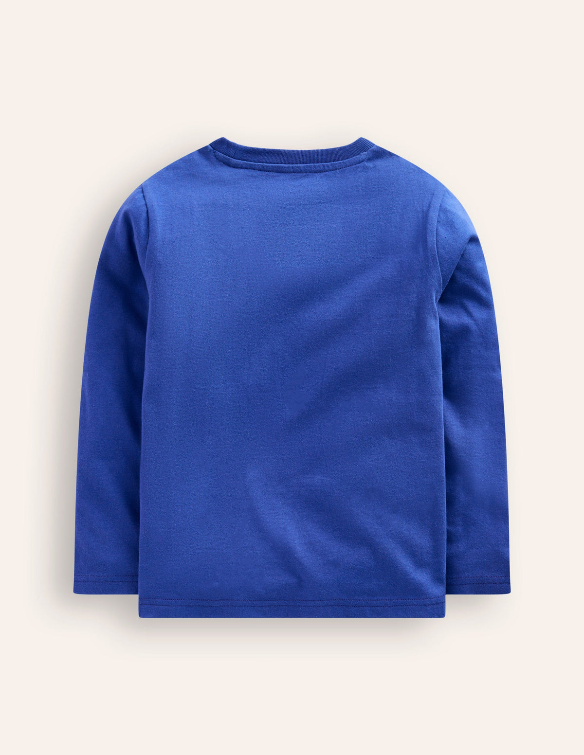 Originelles Superstitch-T-Shirt mit Gittermotiv-Saphirblau - Image 5
