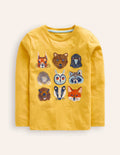 Originelles Superstitch-T-Shirt mit Gittermotiv-Honigwabe