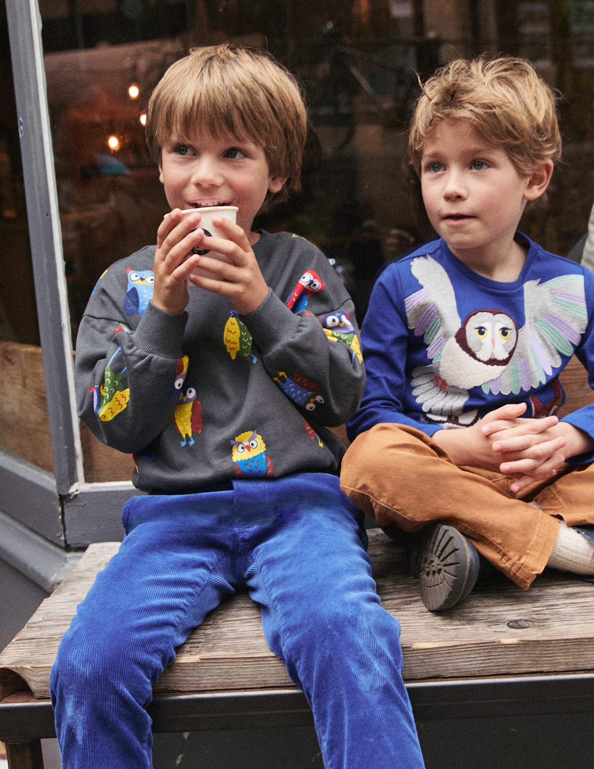 Sweat imprimé-Motif Dude Owls - Image 4