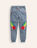 Warrior Knee Joggers-Colbart Grey Rainbow Star