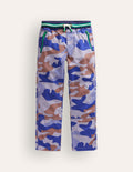 Pantalon cosy doublé-Bleu Camouflage