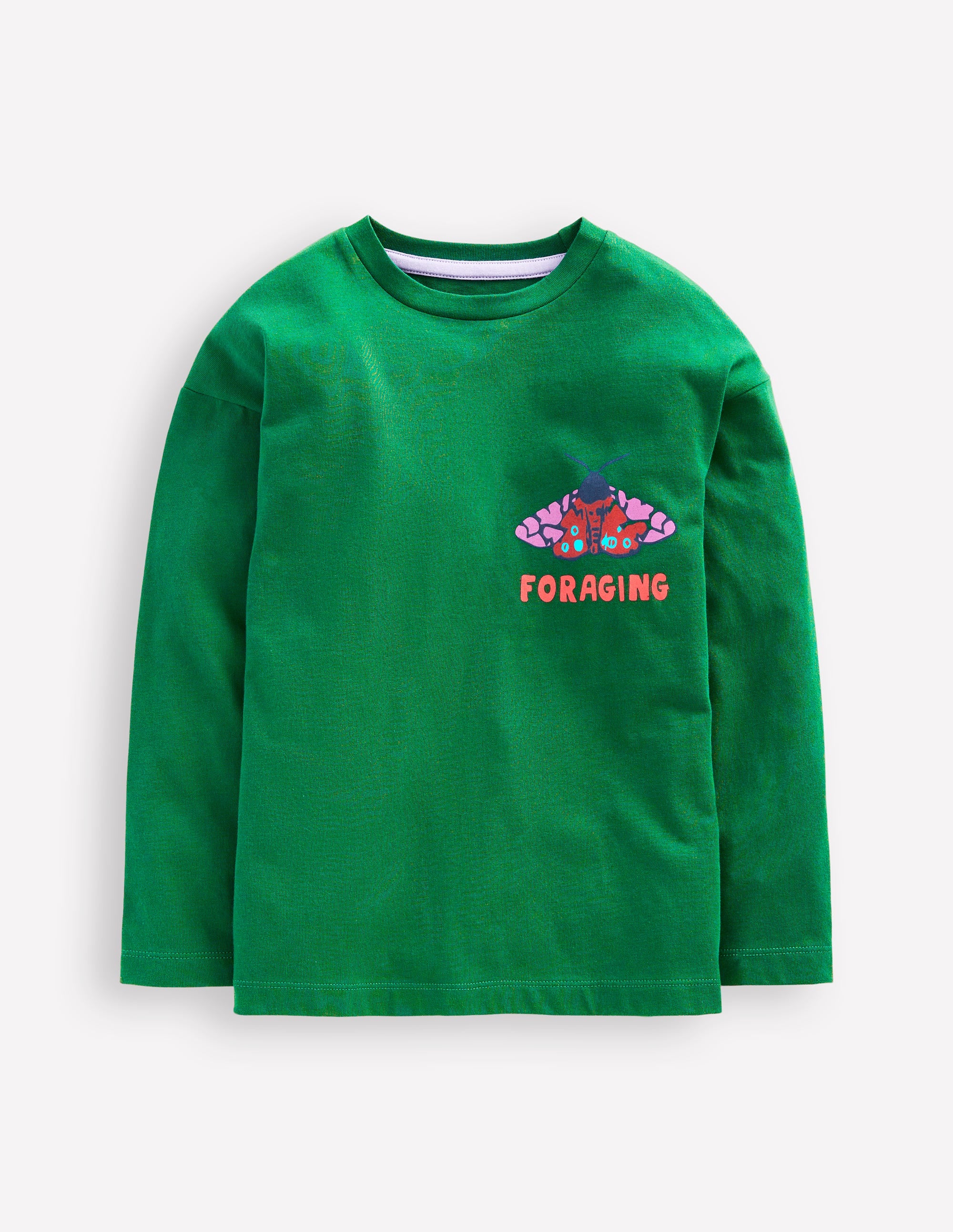Fun Science Logo T-shirt-Jewel Green Autumn Foraging - Image 1