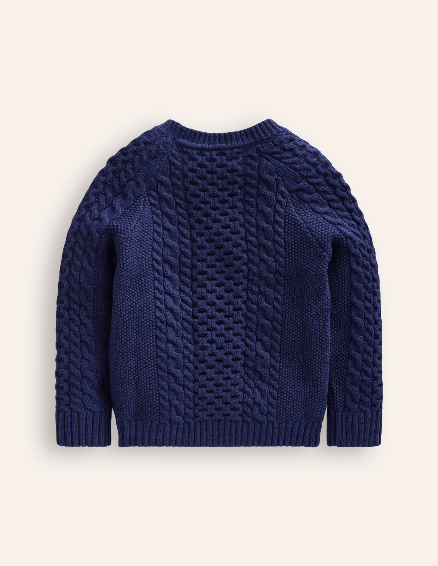 Pullover mit klassischem Zopfmuster-Anemone