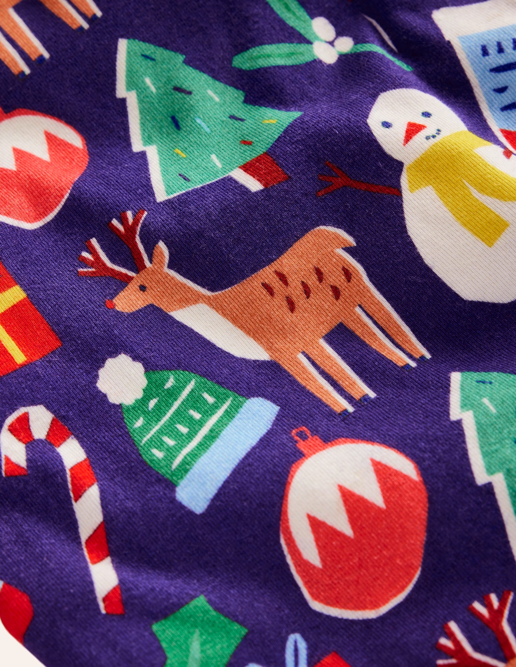 Kuschelige Schlafanzüge im Doppelpack-Weihnachtsgeschenke und Streifen - Image 3