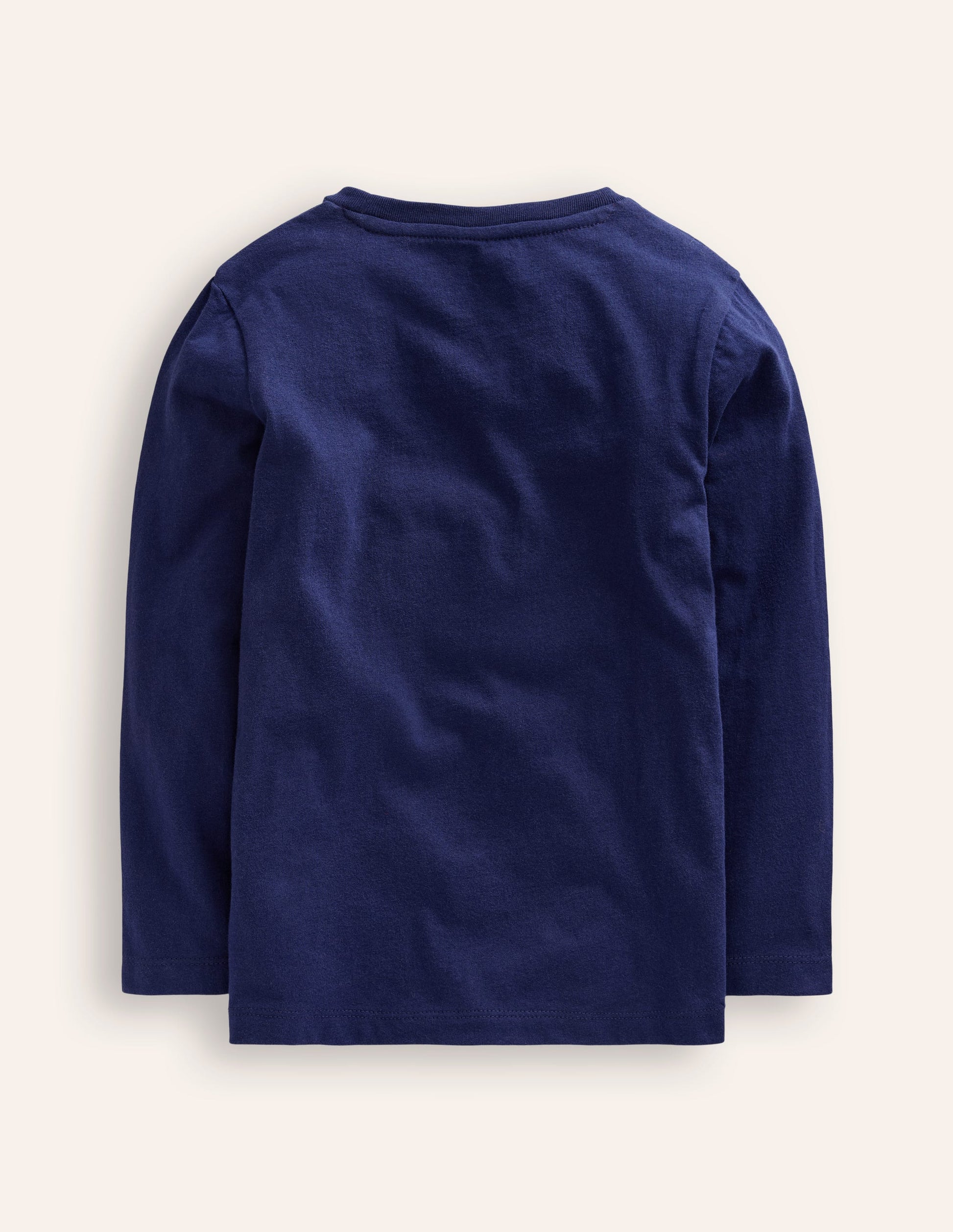 T-Shirt mit Superstitch-Design-Schuluniform-Navy, Weihnachtsmann-2