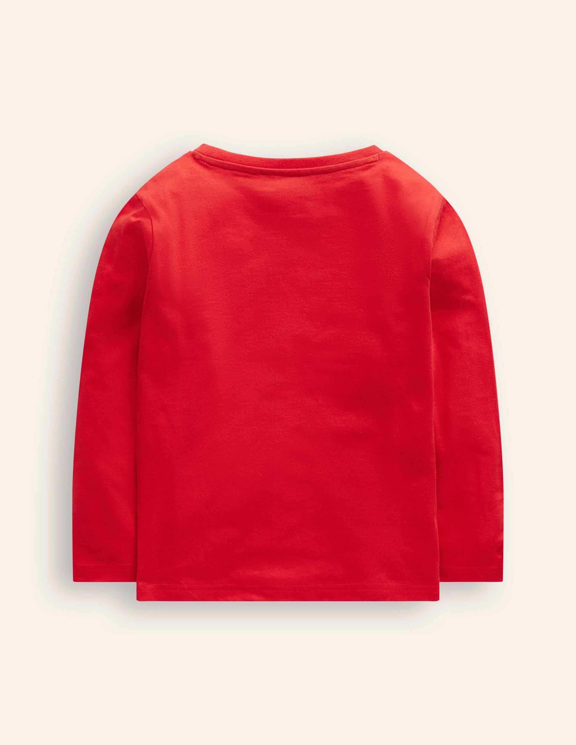 T-Shirt mit Superstitch-Design-Mohnblumenrot Weihnachtsauto-2