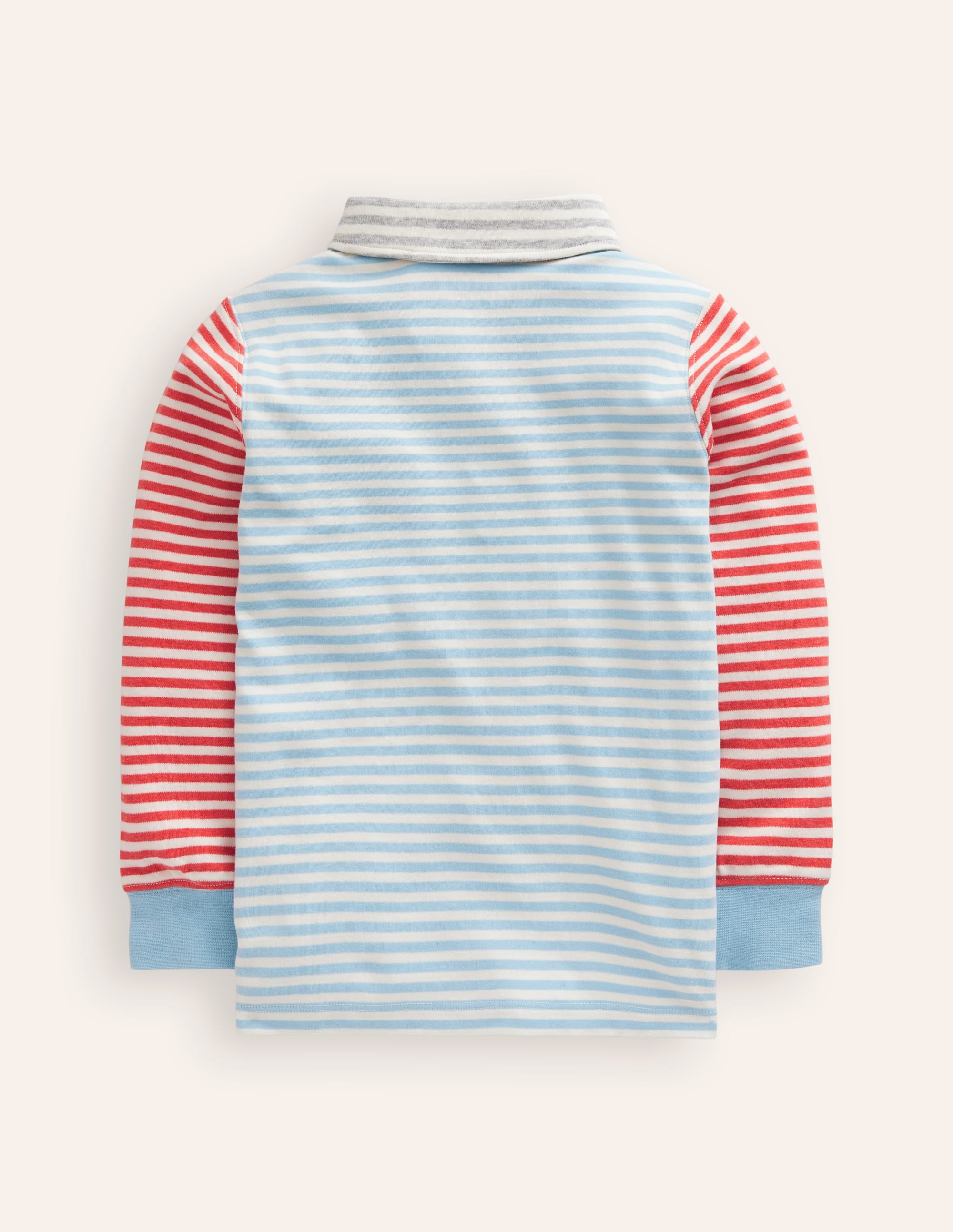 Superweiches Polohemd-Schuluniform-Marineblau Bunt Kuddelmuddel - Image 2