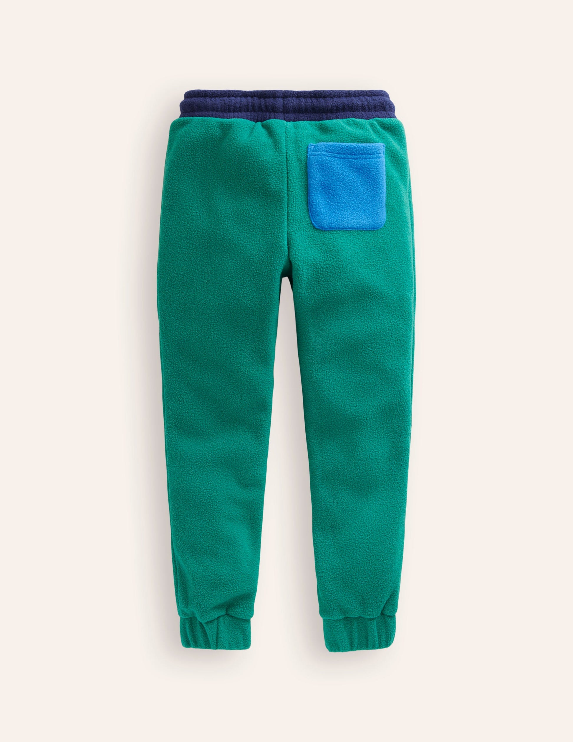 Kuschelige Fleece-Jogginghose-Schmucksteingrün Bunt-2