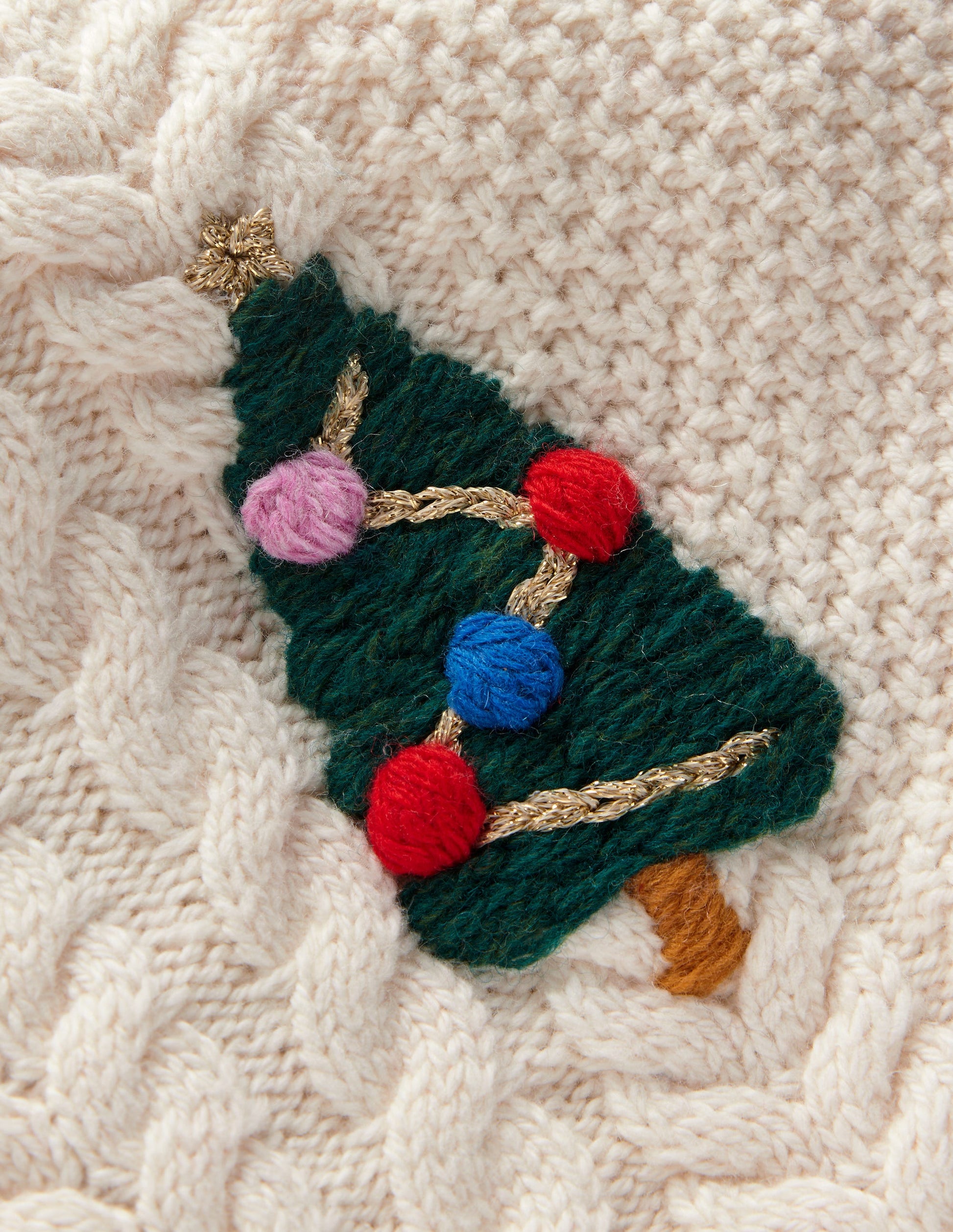 Festlicher Pullover mit Zopfmuster-Anenome-3