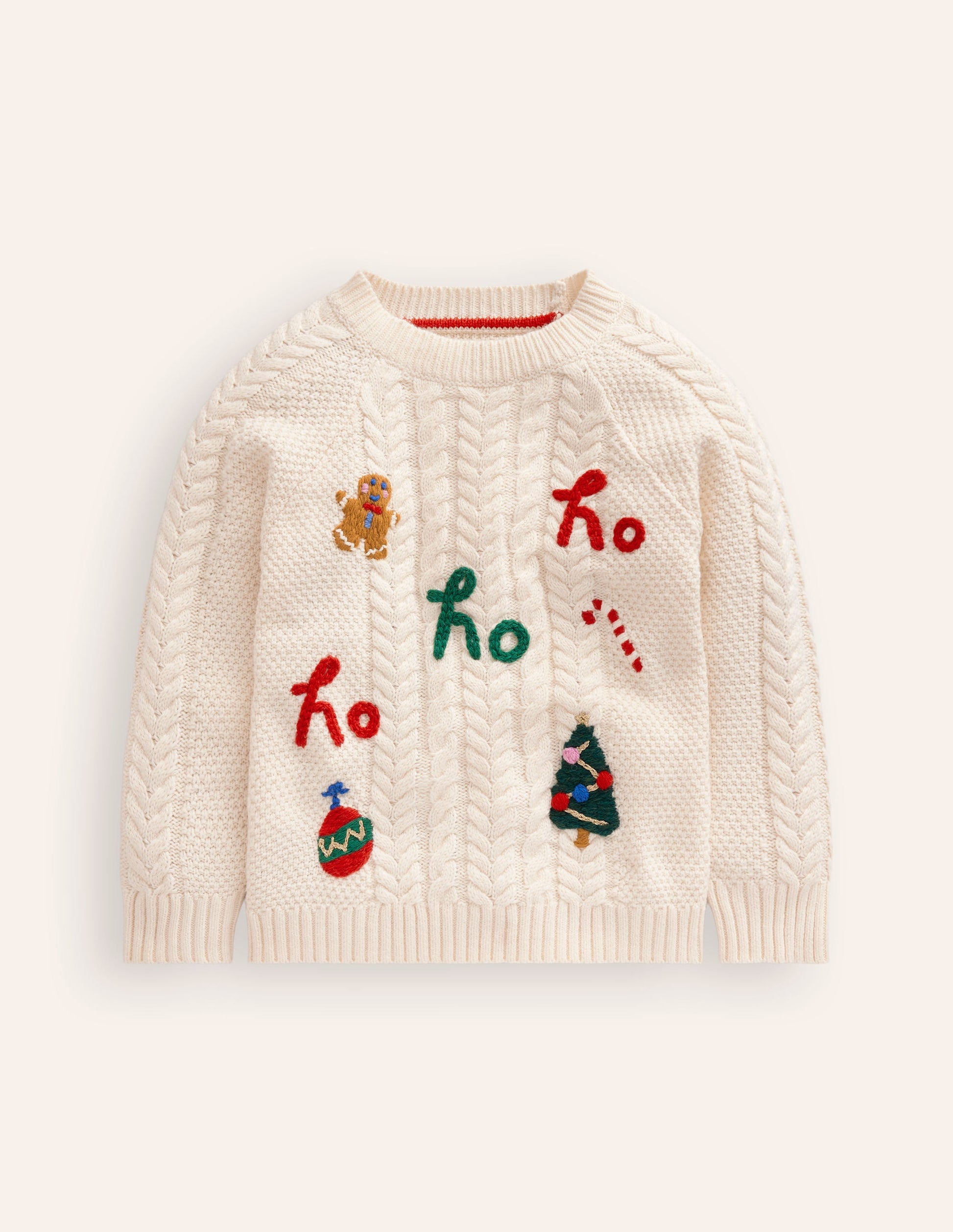Festlicher Pullover mit Zopfmuster-Anenome-1