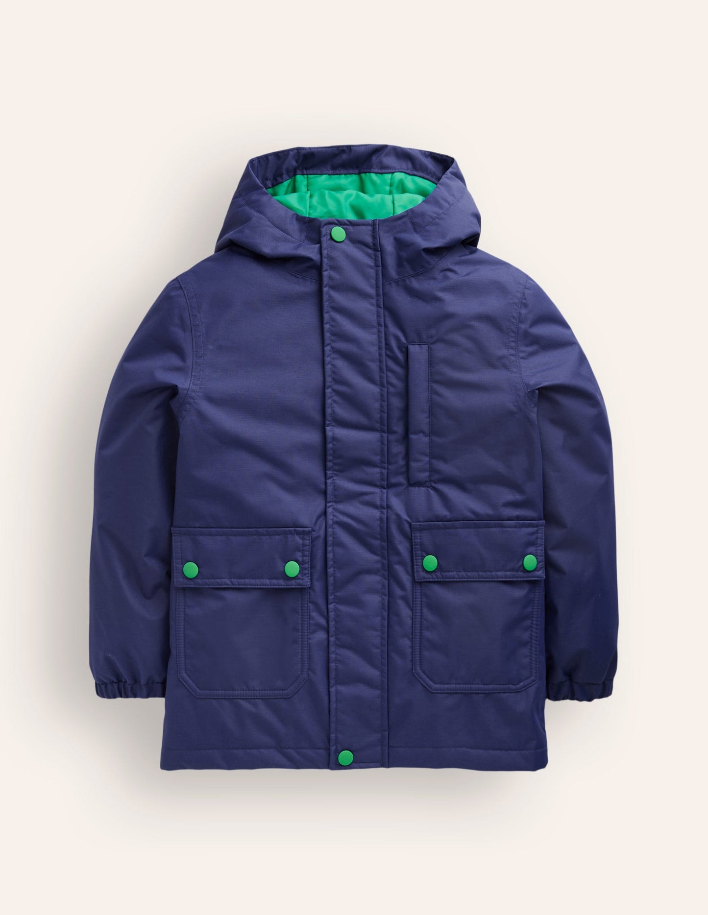 Manteau imperméable 4-en-1-Marine Université