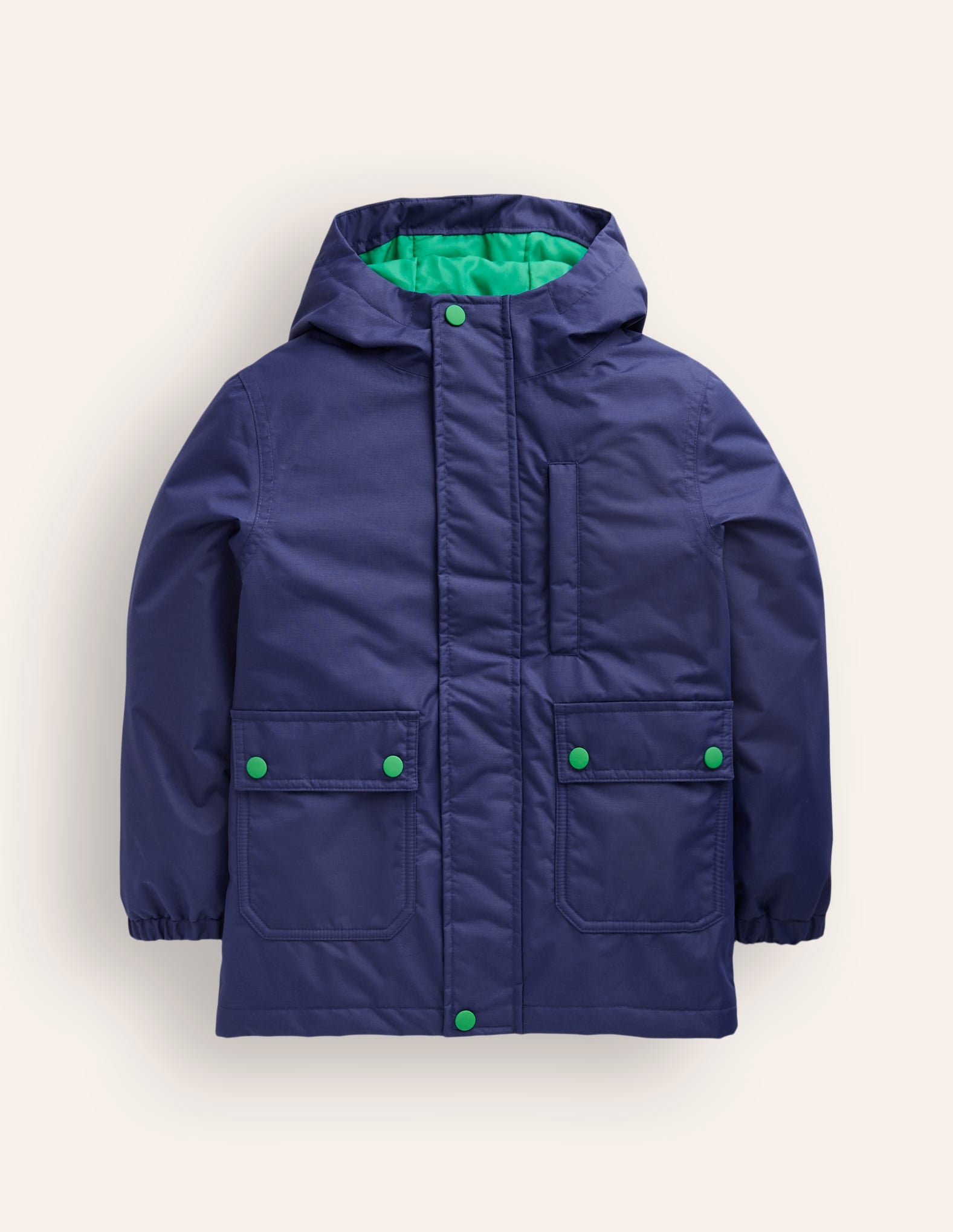 Manteau imperméable 4-en-1-Marine Université - Image 1