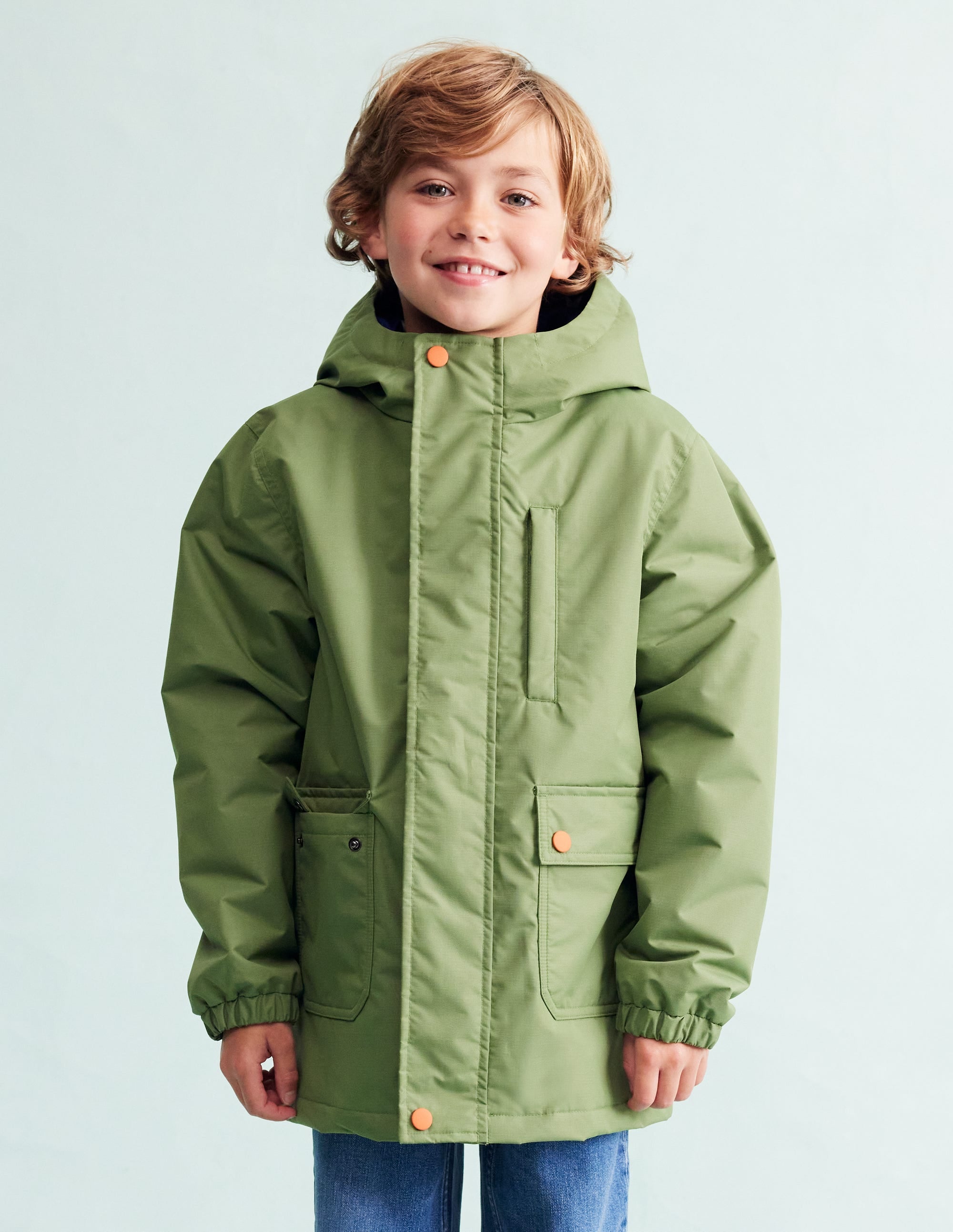 Manteau imperméable 4-en-1-Vert étang profond - Image 7
