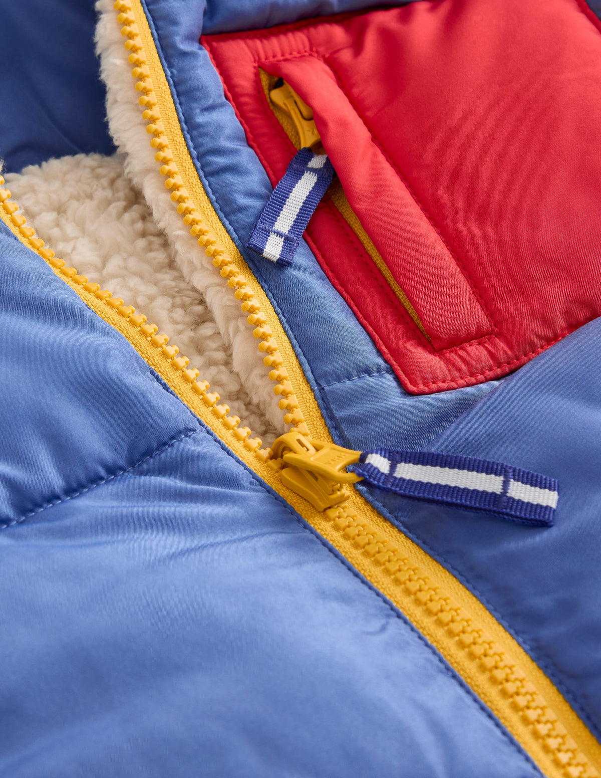 Kuscheliger Teddyfellmantel zum Wenden-Blauhäher - Image 3