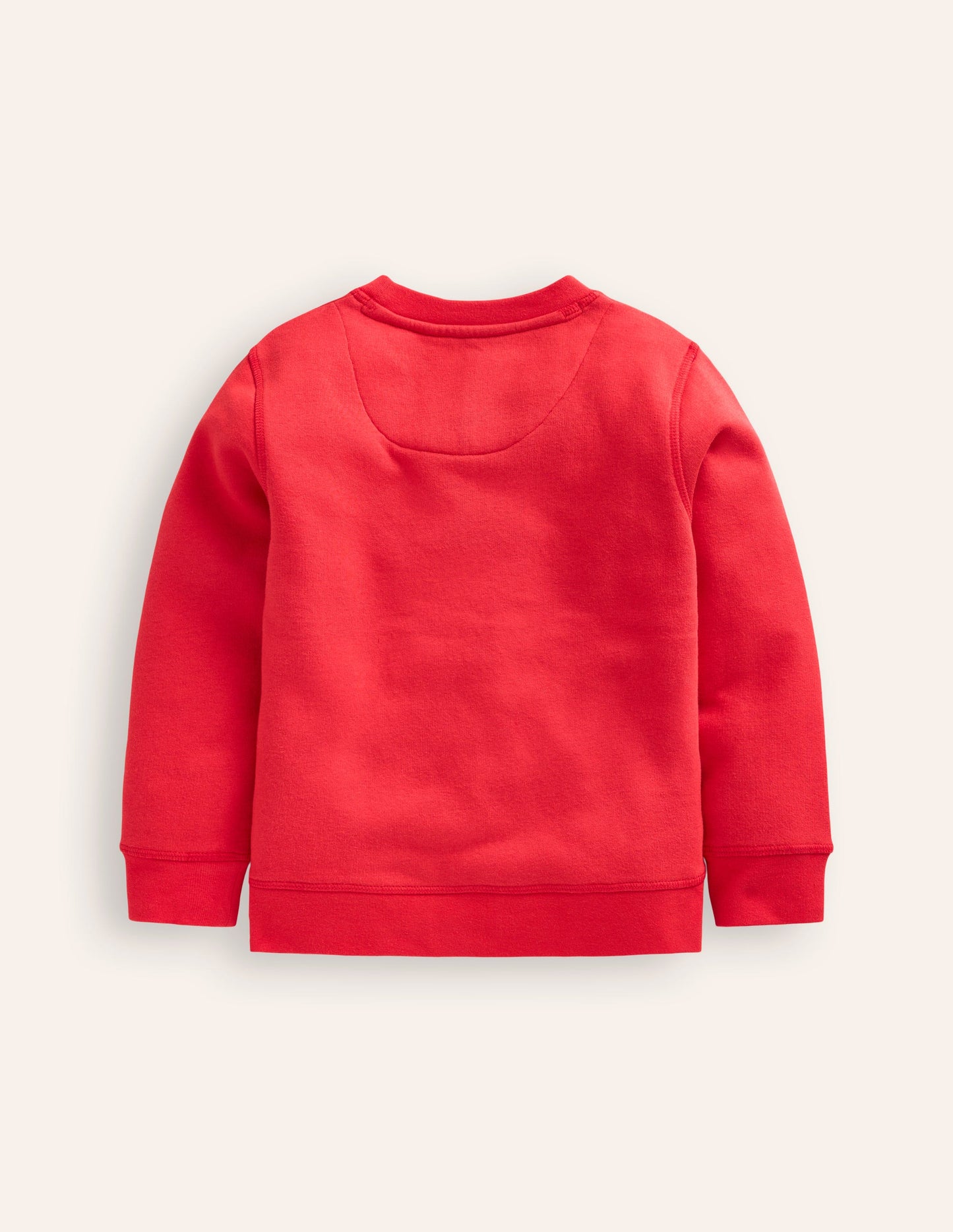 Sweat festif cosy-Chien rouge coquelicot