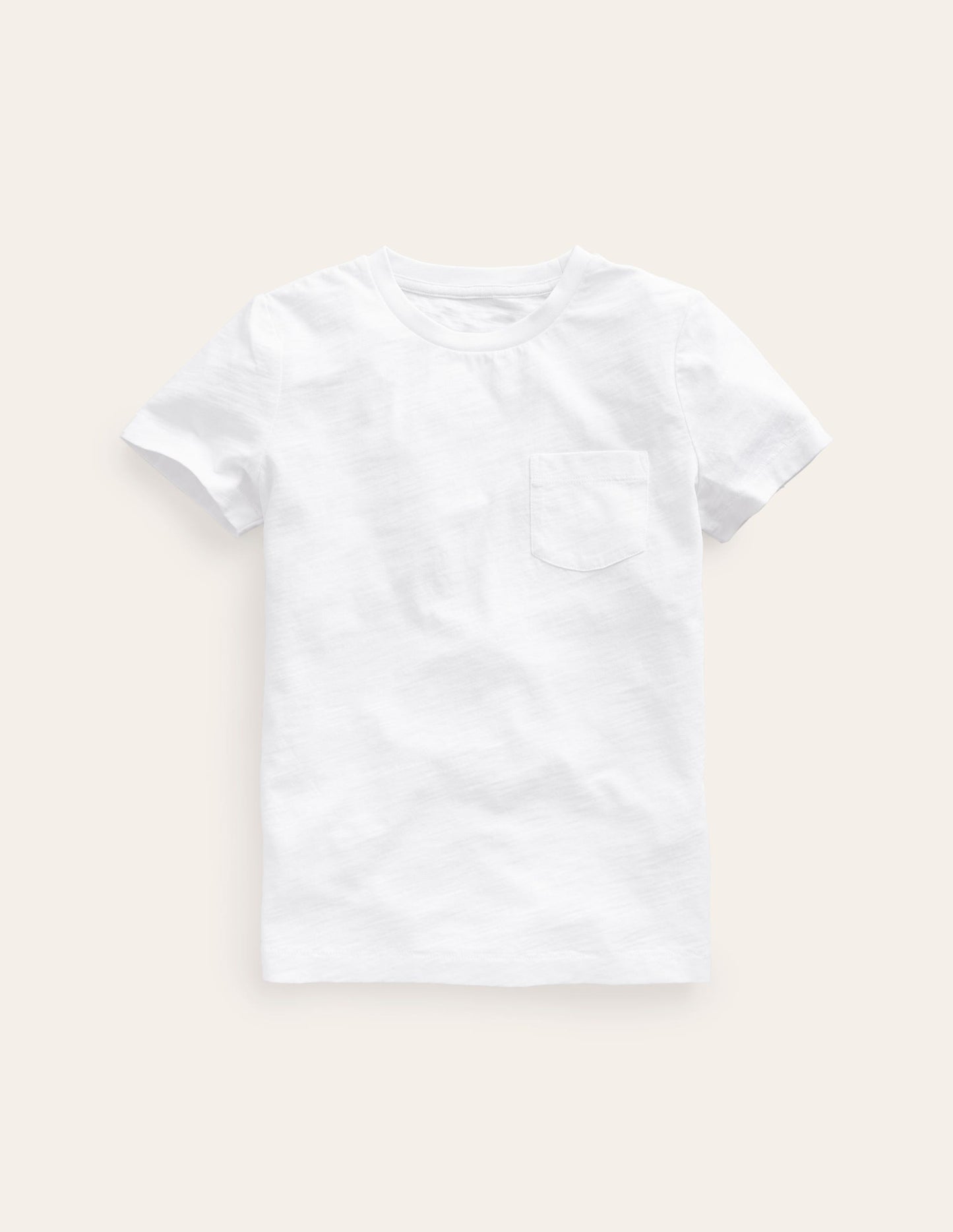 T-shirt manches courtes pour tous les jours-Blanc