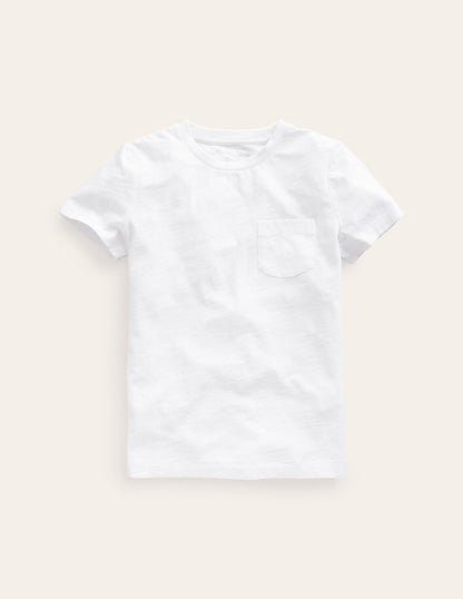 T-shirt manches courtes pour tous les jours-Blanc