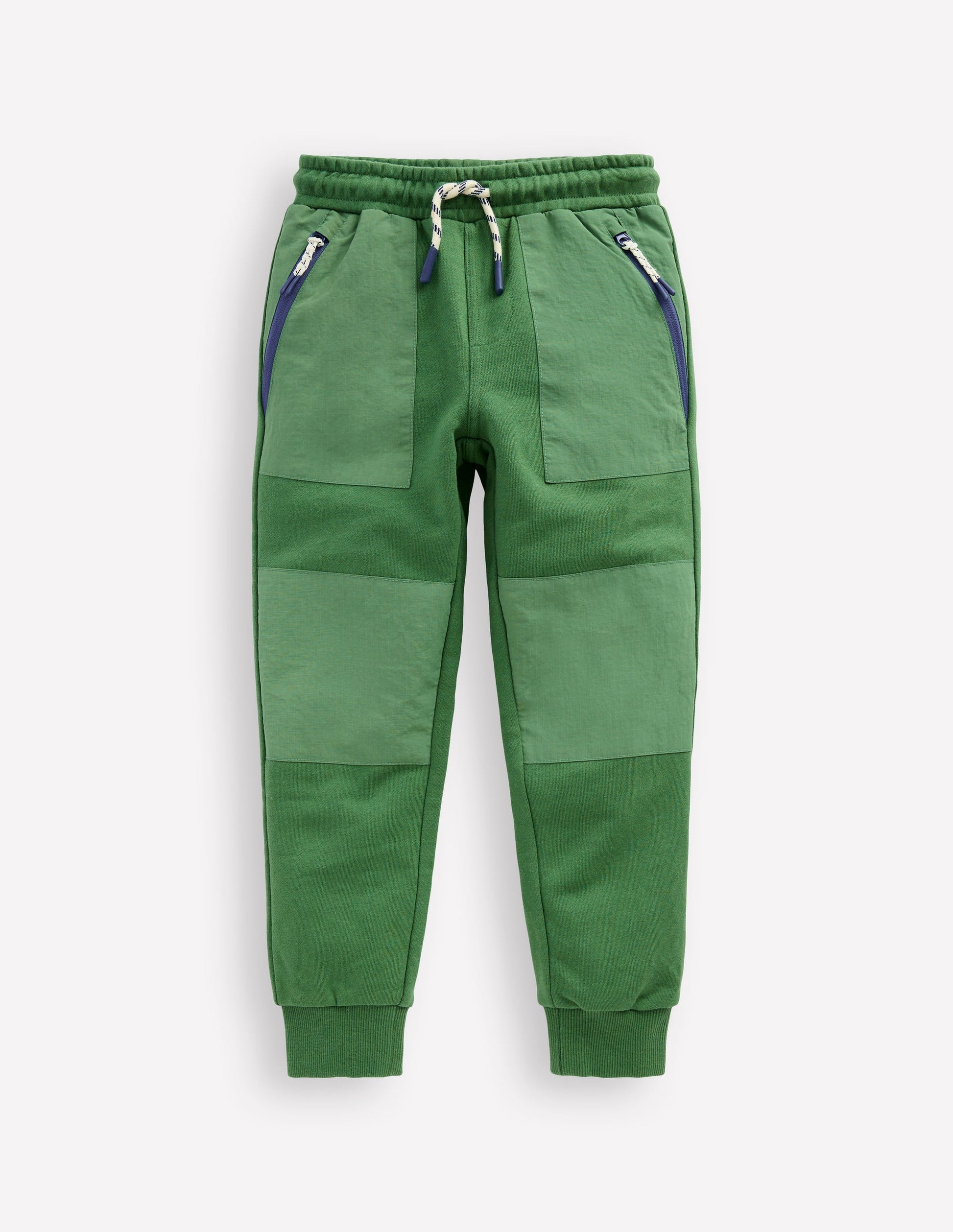 Jogginghose mit verstärktem Knie-Krötengrün-3