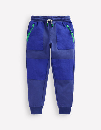 Warrior Knee Joggers-Medieval Blue